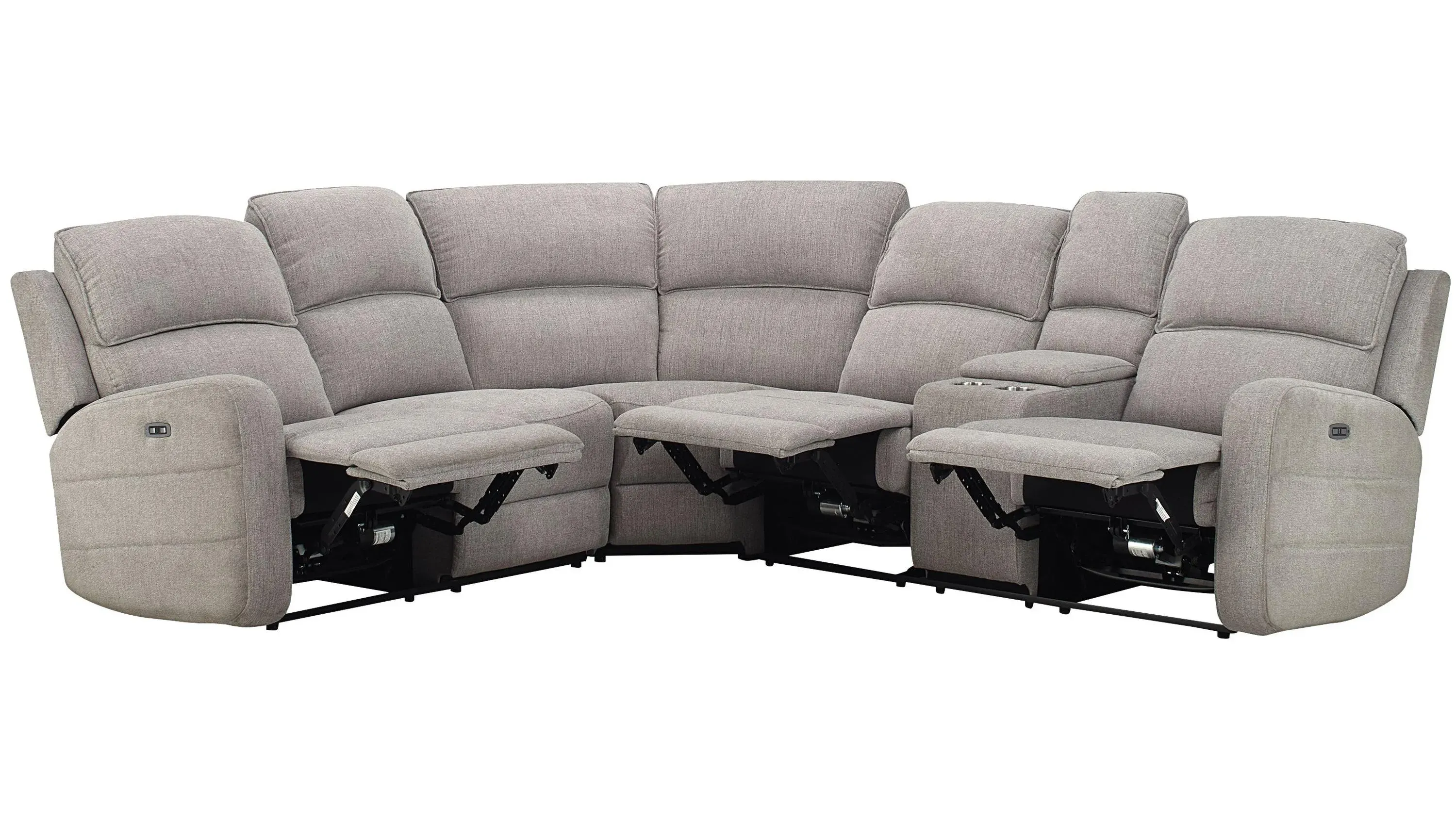 Everitt Chenille 3-pc. Power Sectional | Raymour & Flanigan