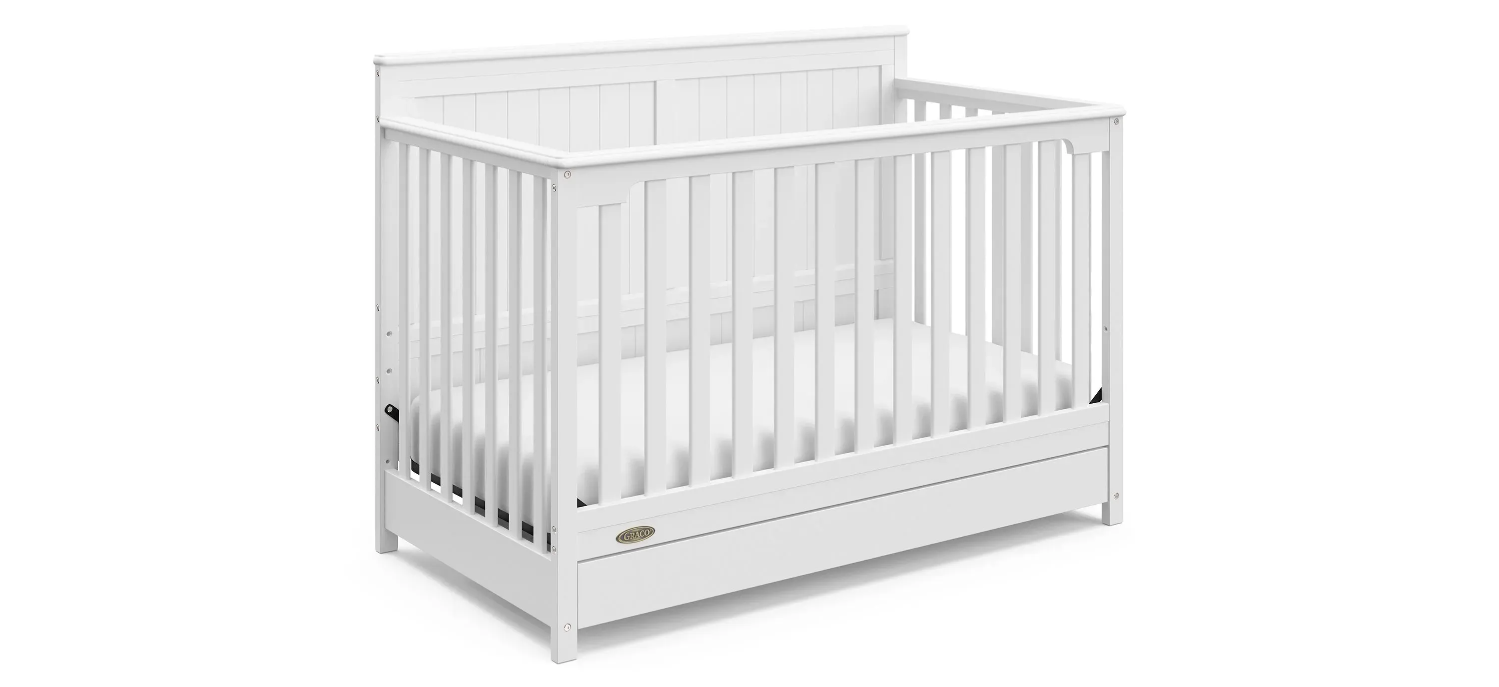 Halsey Convertible Crib w Drawer Raymour Flanigan Raymour Flanigan
