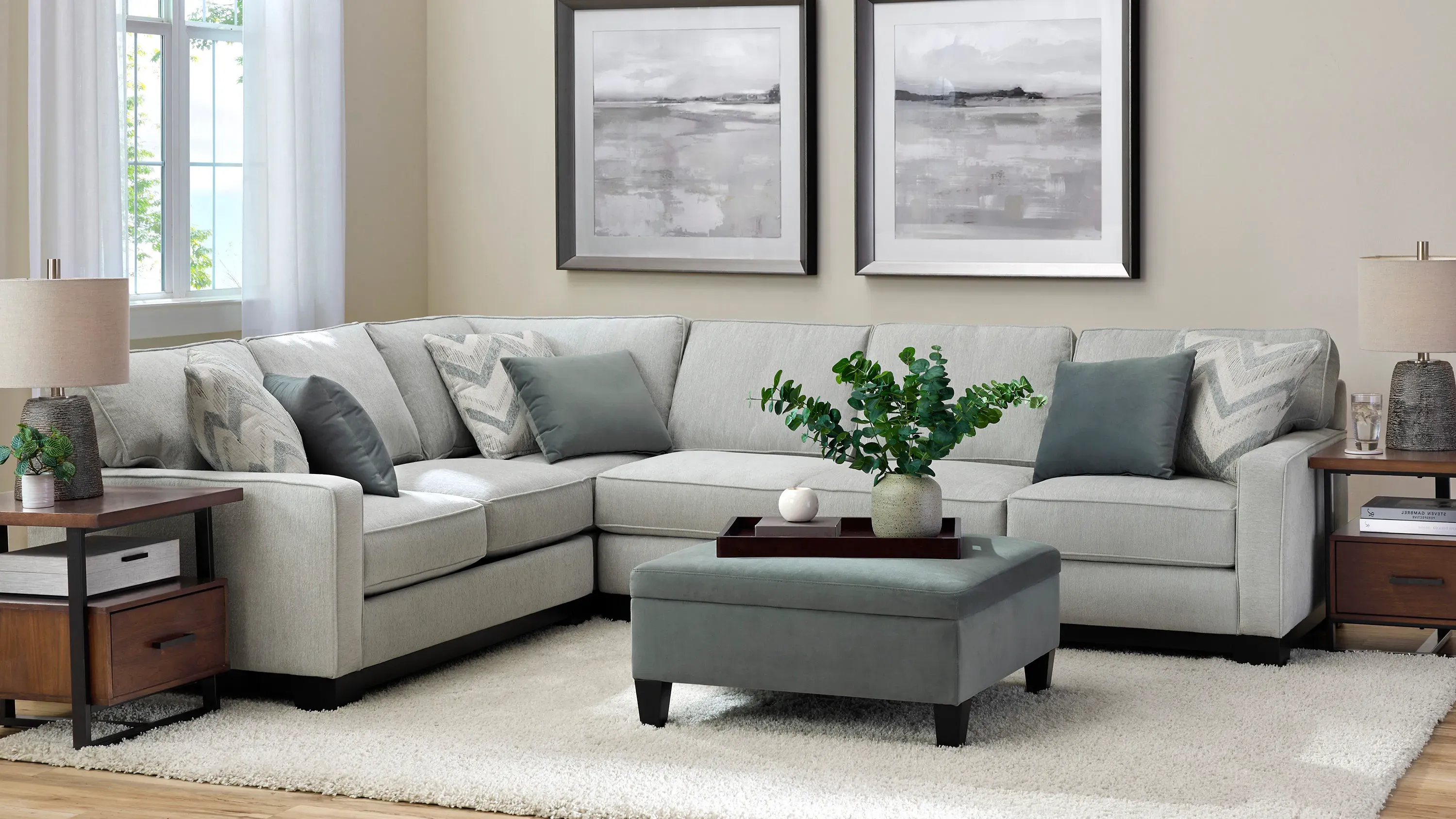 Arlo 3-pc. Sectional Sofa | Raymour & Flanigan