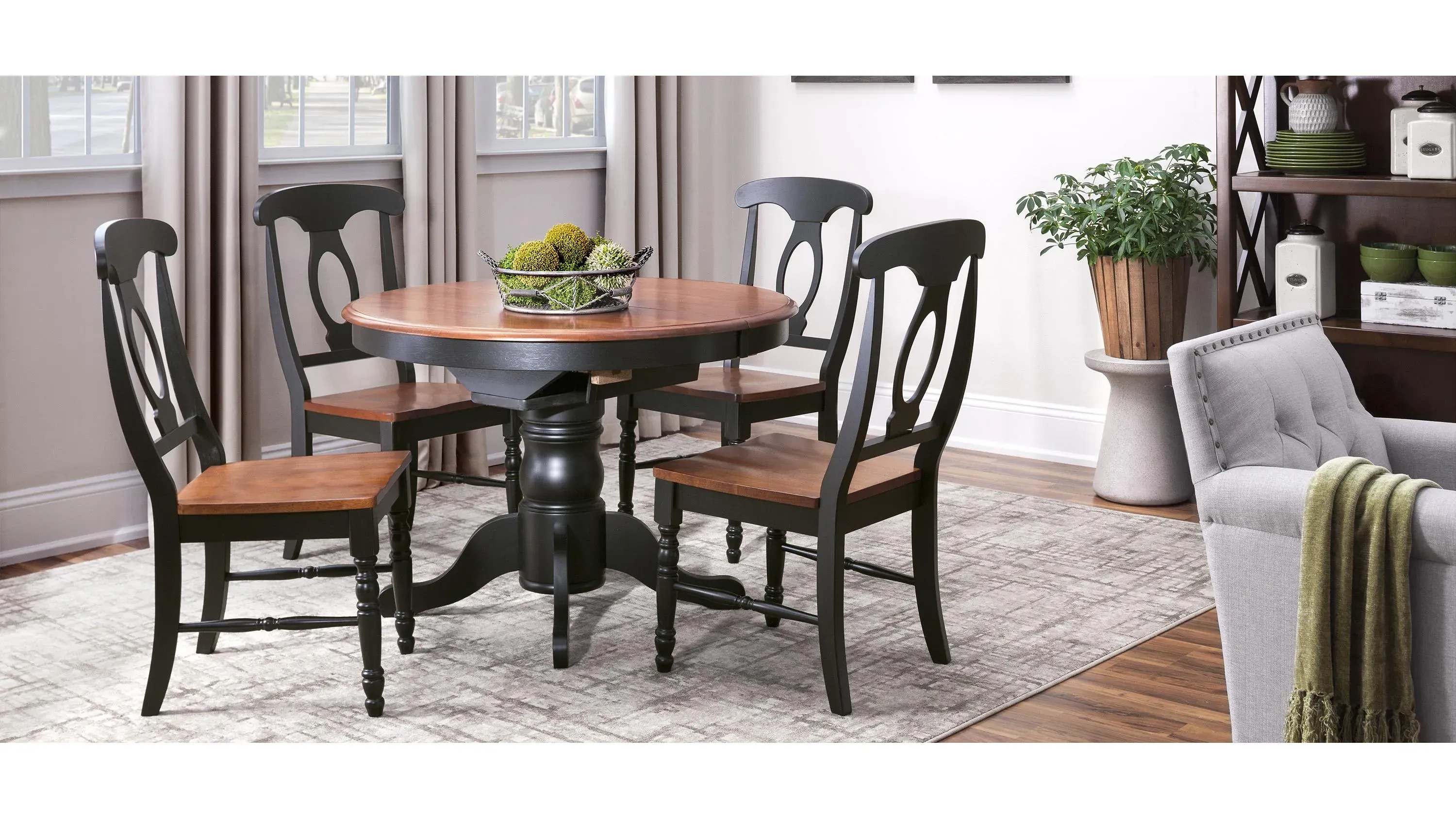 Kenton Adjustable-Height Dining Table w/ Leaf | Raymour