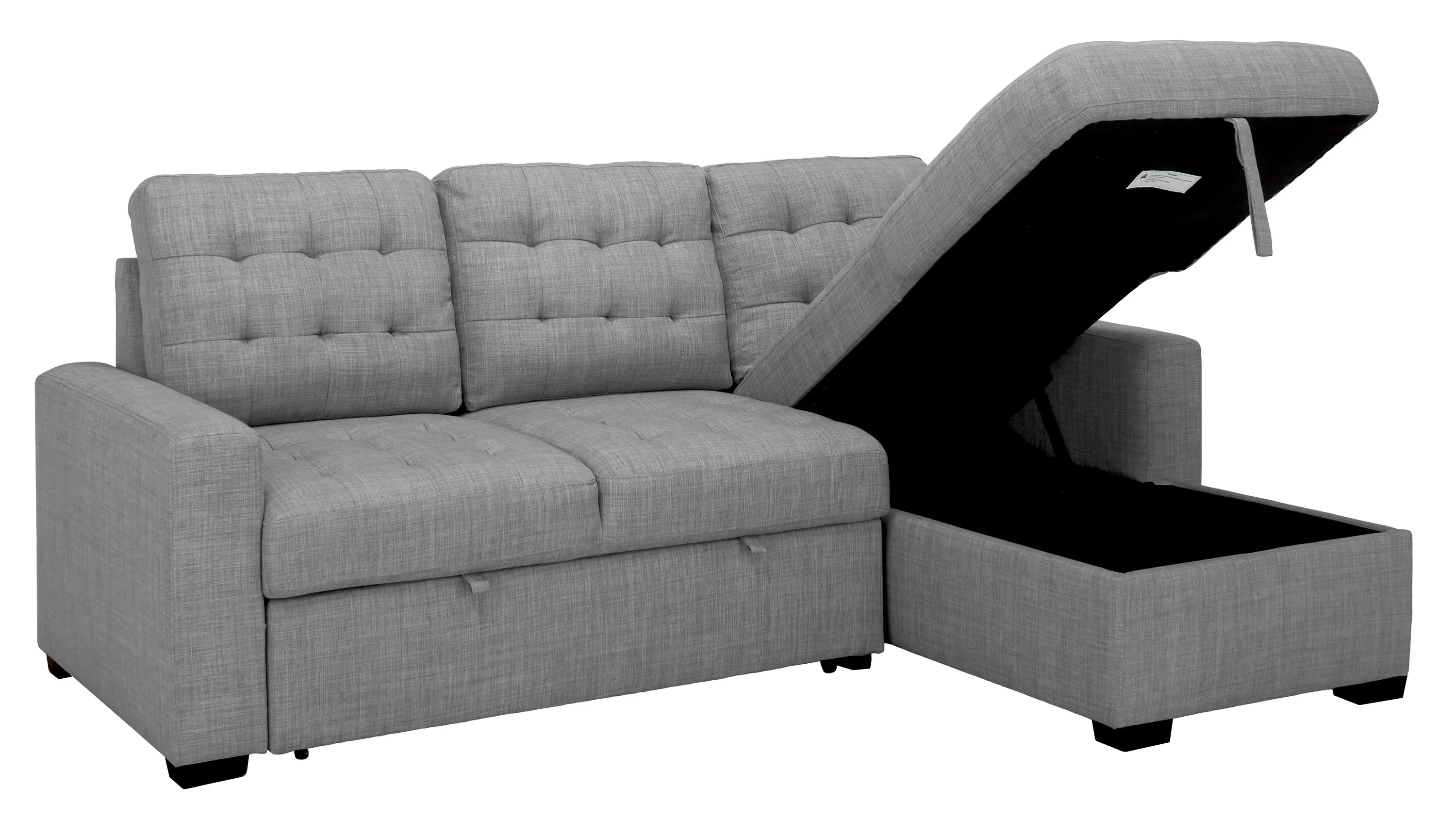 Brynn 2-pc. Sofa Chaise W/ Pop Up Sleeper And Storage | Raymour 