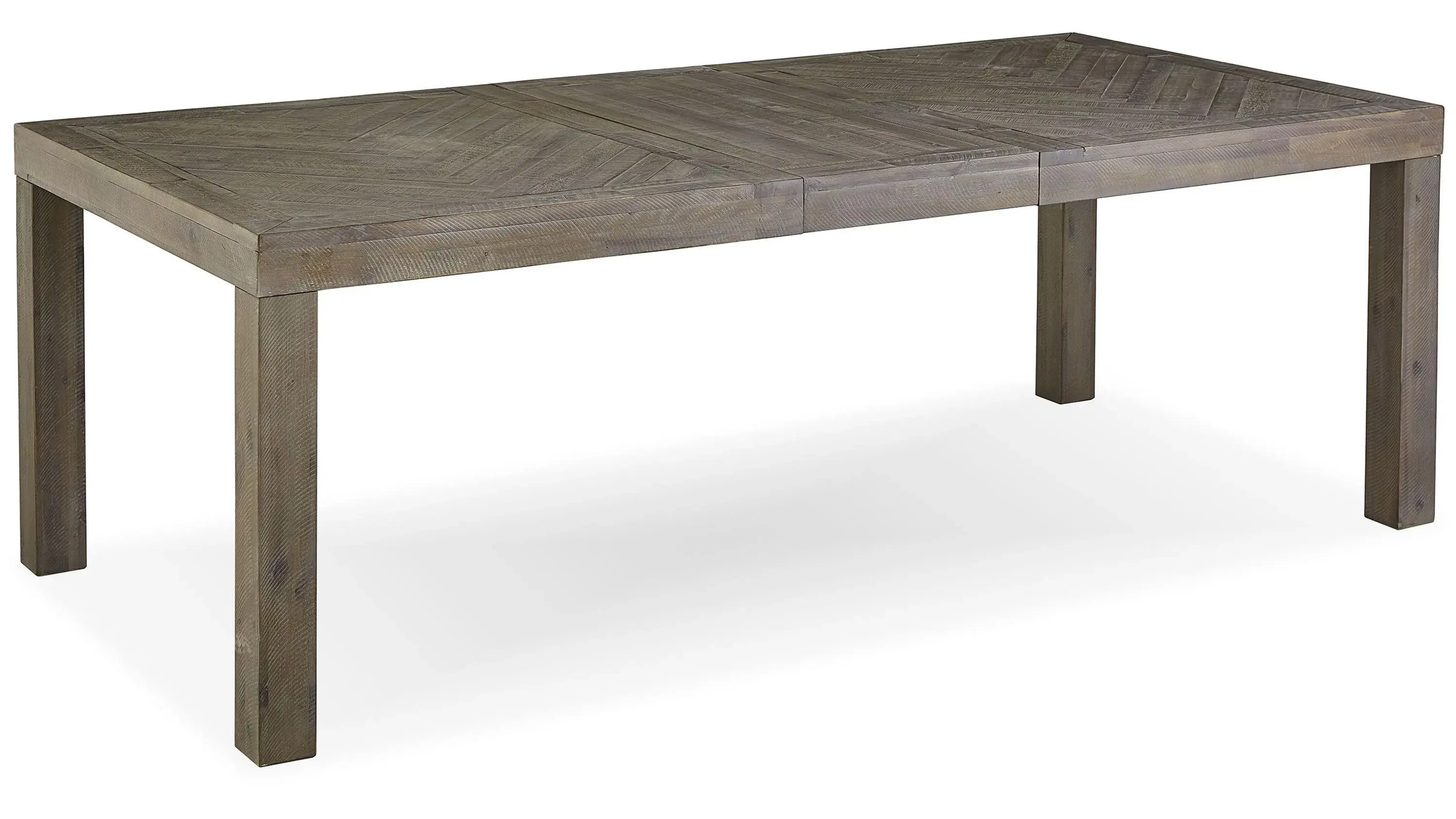 Herringbone Dining Table w/ Leaf - Thumbnail 3