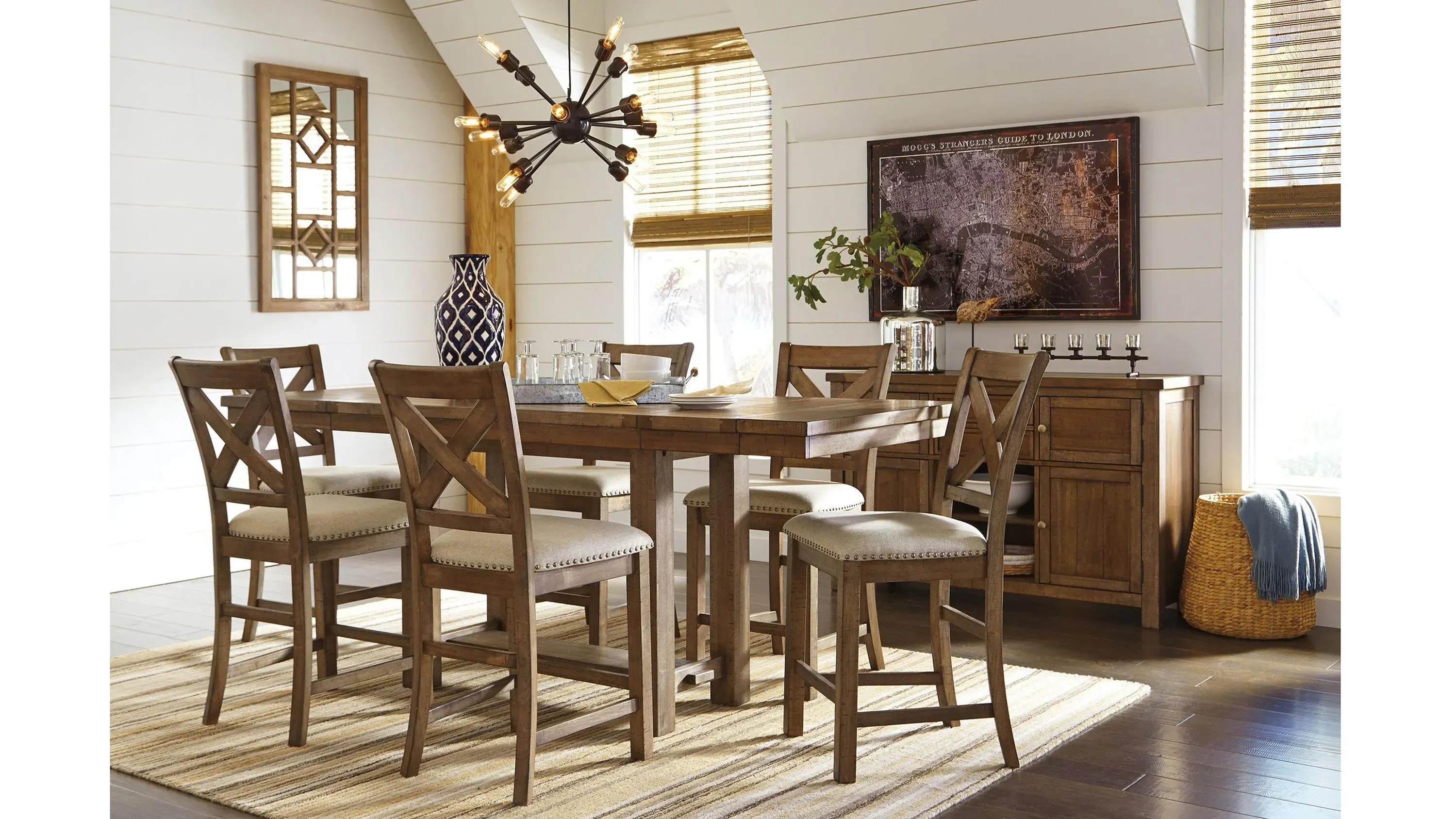 Montana 6-pc. Counter-Height Dining Set w/ Leaves