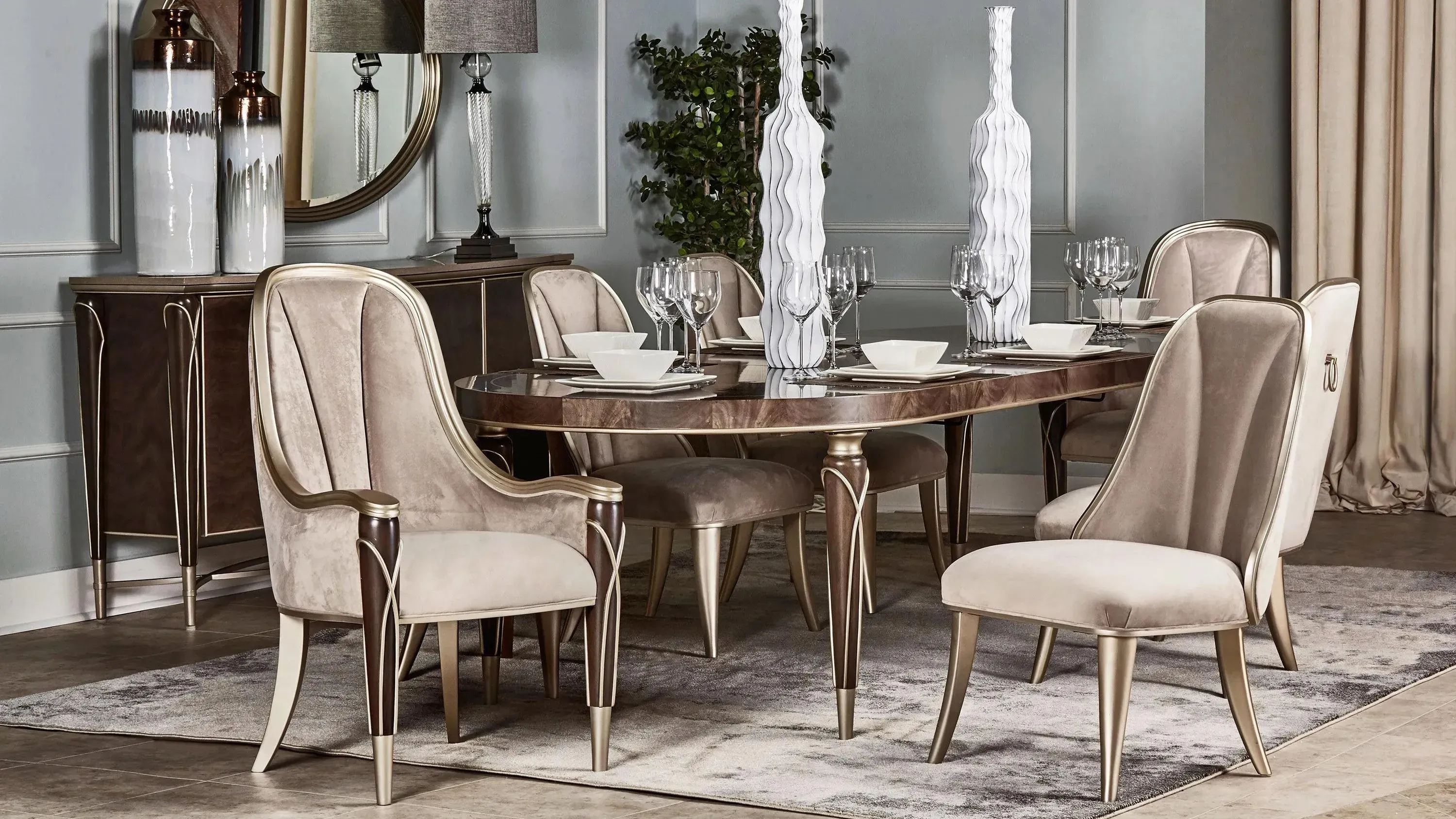 Villa Cherie 7-pc. Dining Set | Raymour & Flanigan