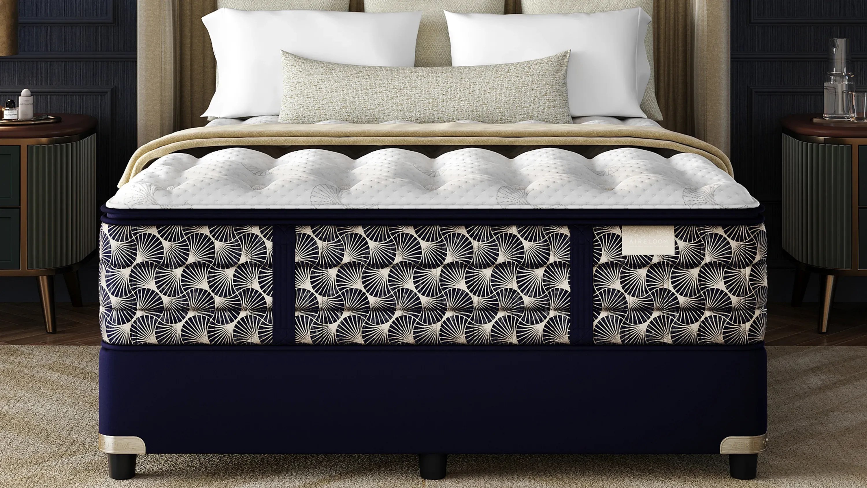 【美品】OMMO PREMIUM QUILTING MA-1 BLACK38 Aireloom Pure Luxury Oceanside Firm Pillowtop Mattress | Raymour