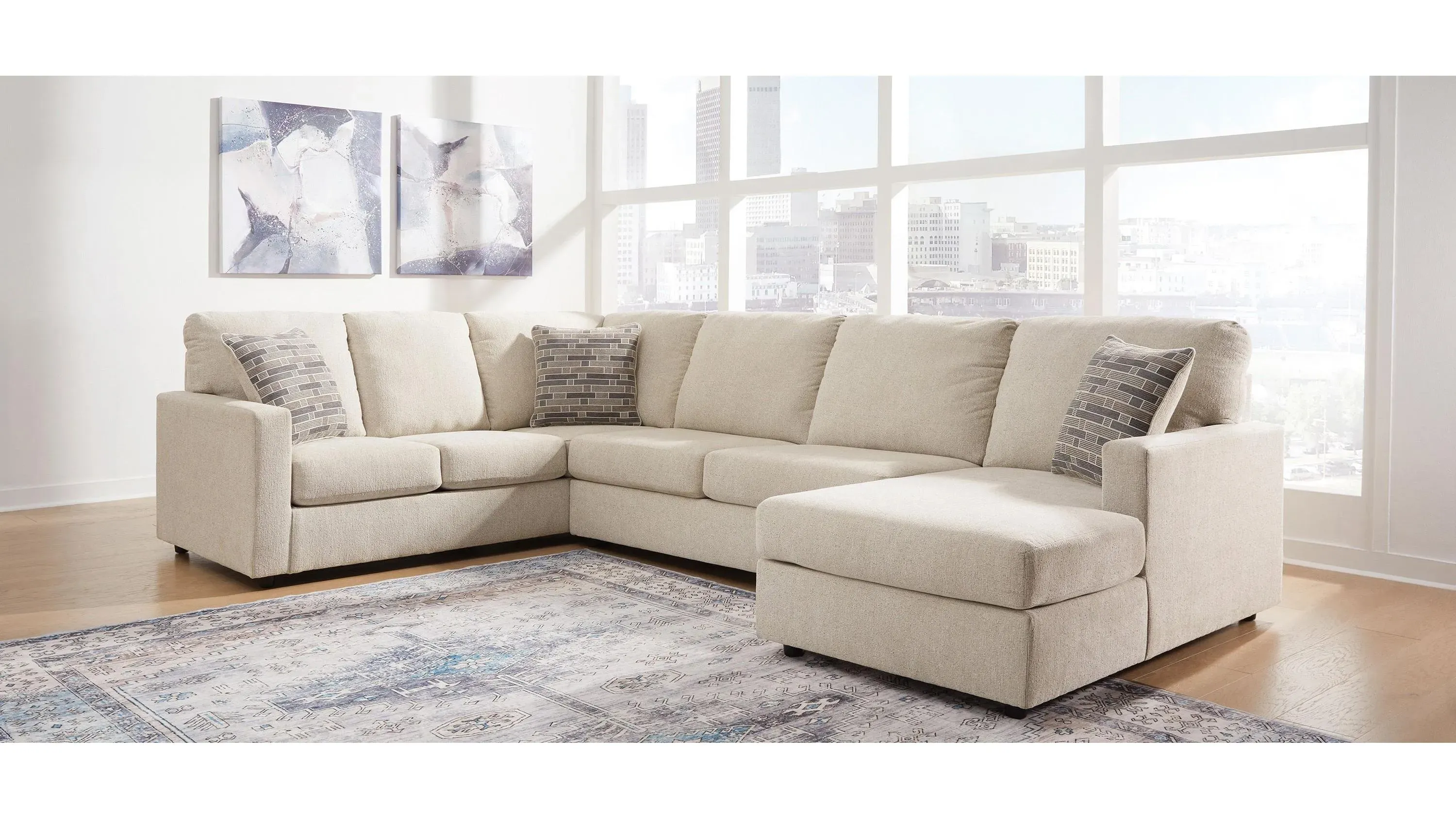 Edenfield 3-pc. Sectional with Chaise