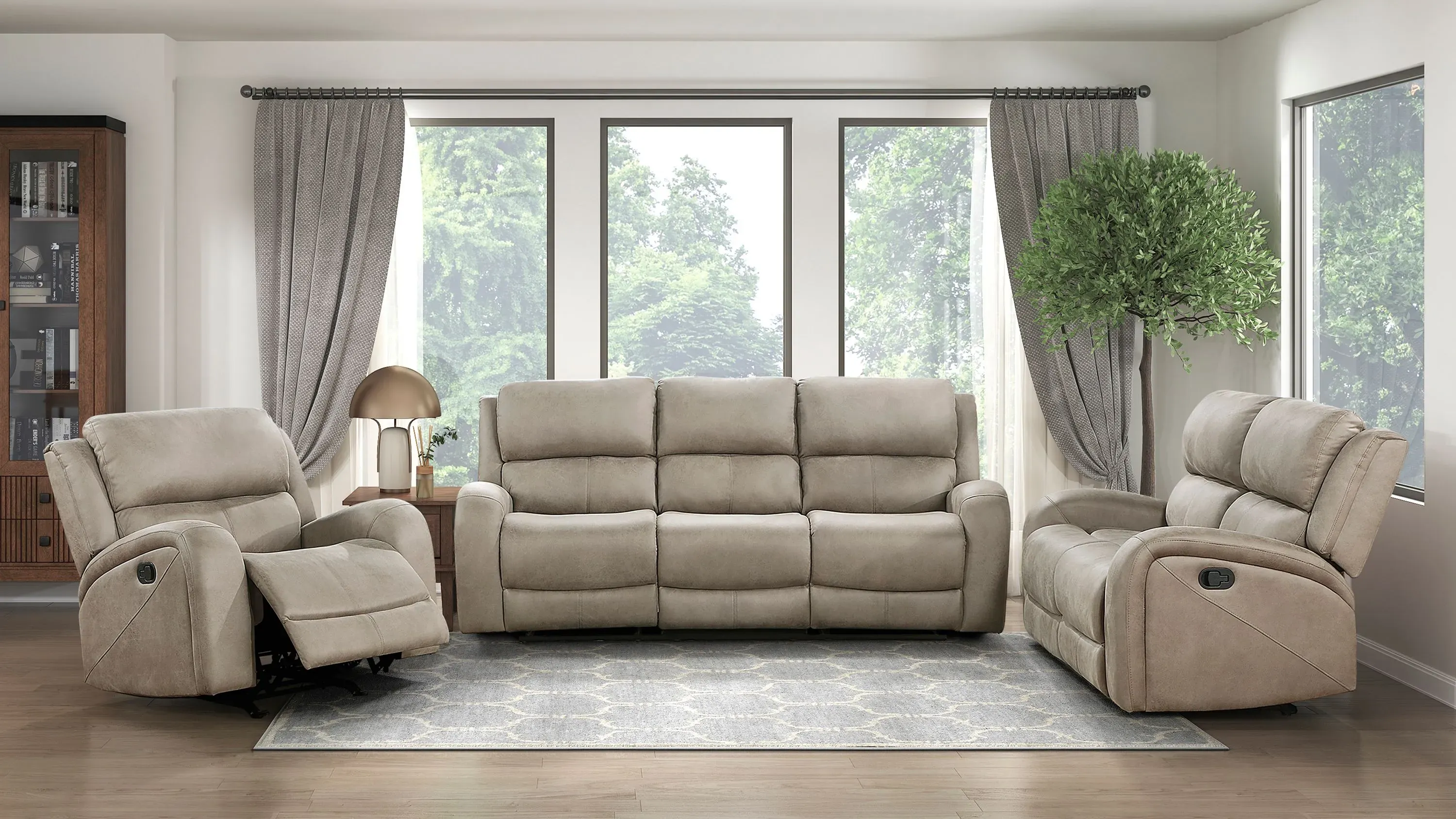 Emillia Double Reclining Loveseat
