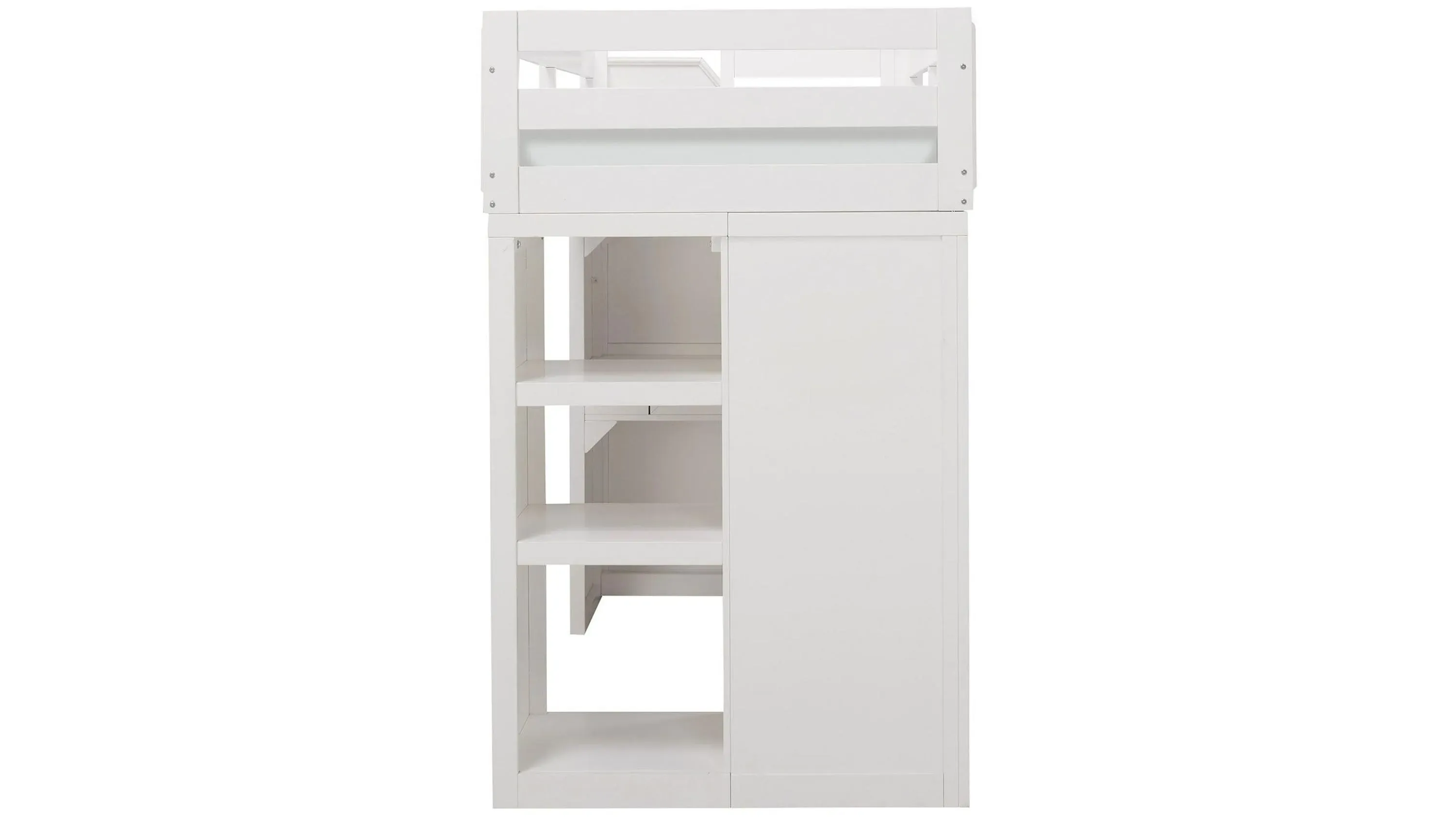 Barlow Twin Reversible Loft Bed w/ Stairs