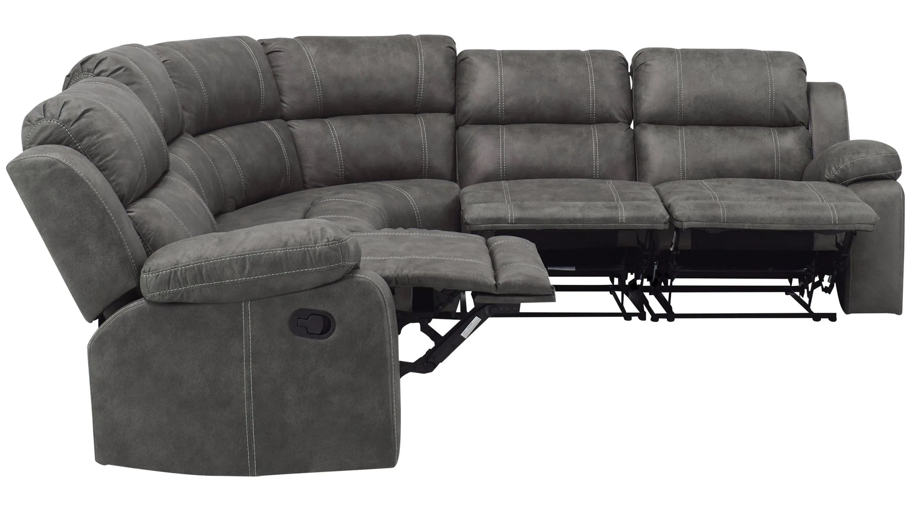 Kerridon Microfiber 5-pc. Reclining Sectional