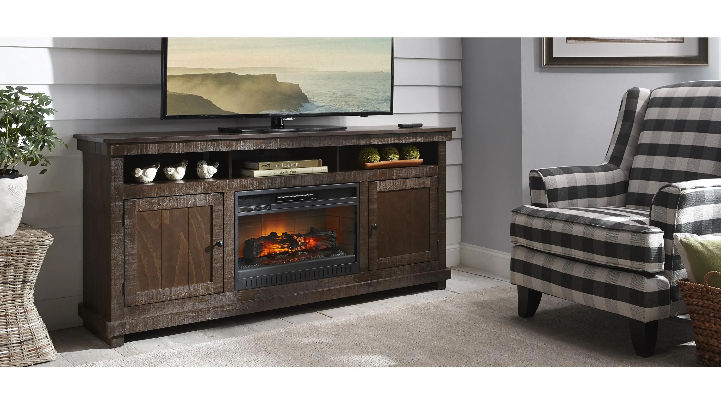 Raymour and flanigan electric fireplace sale