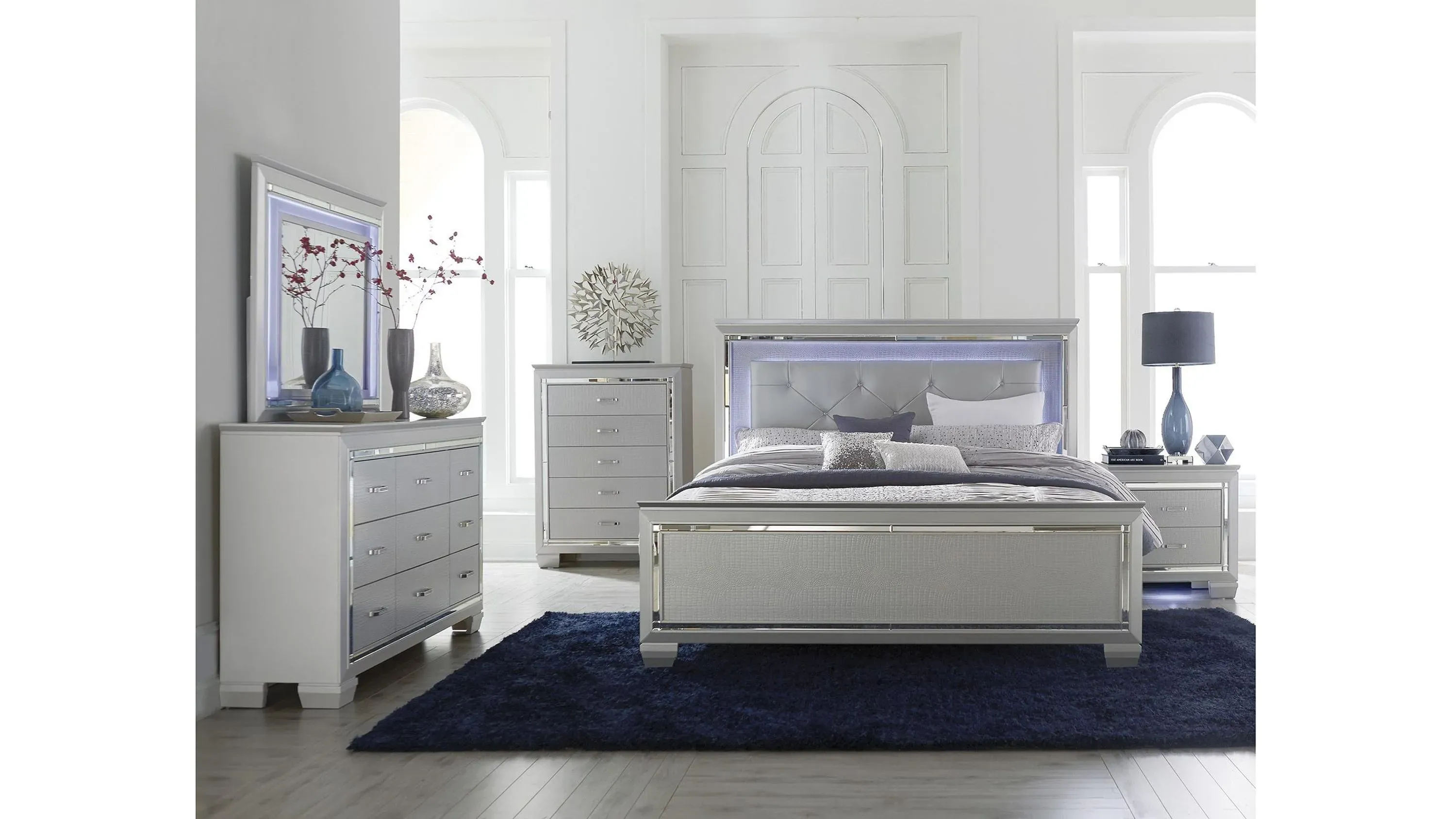 Brambley Bed W/Led Lights