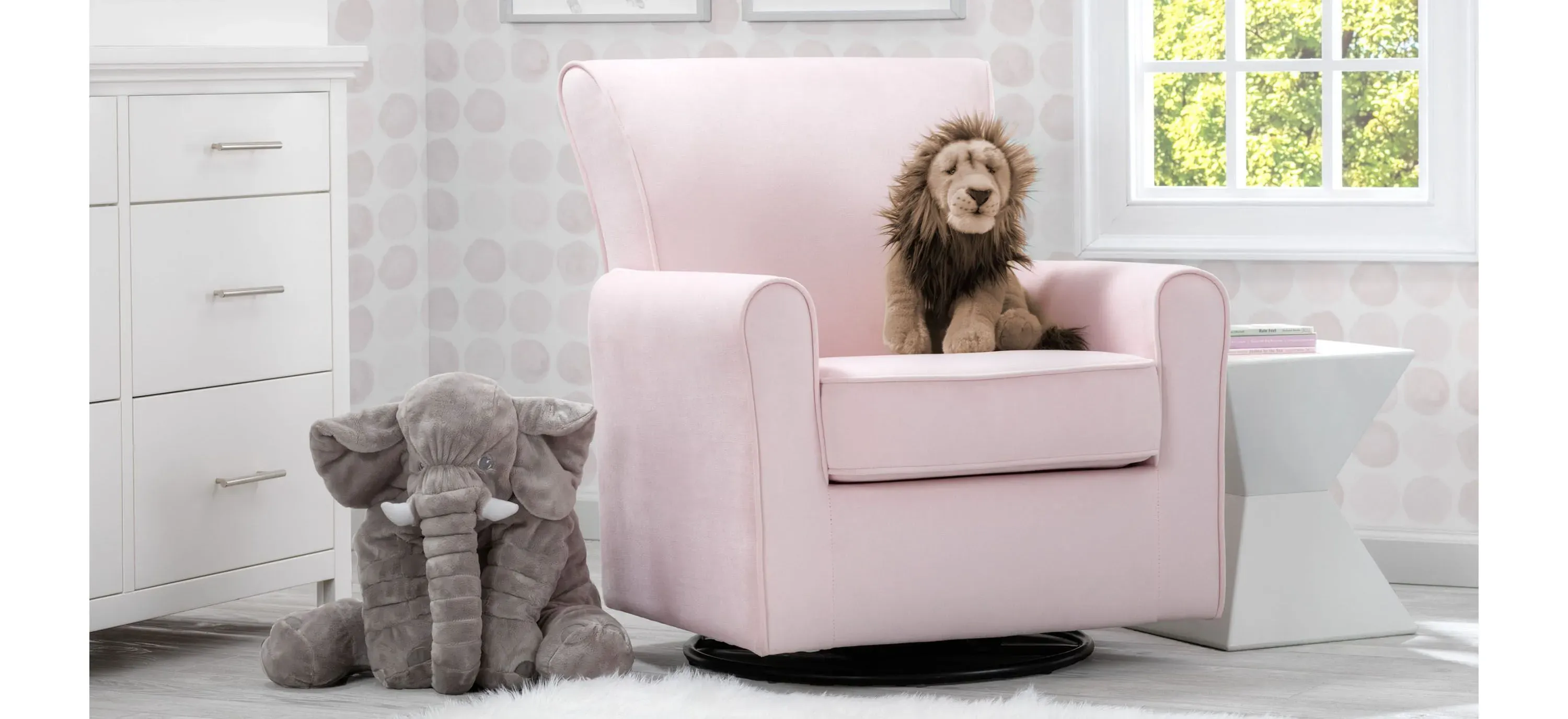 Elena Glider Swivel Rocker Chair Raymour Flanigan - Main Image