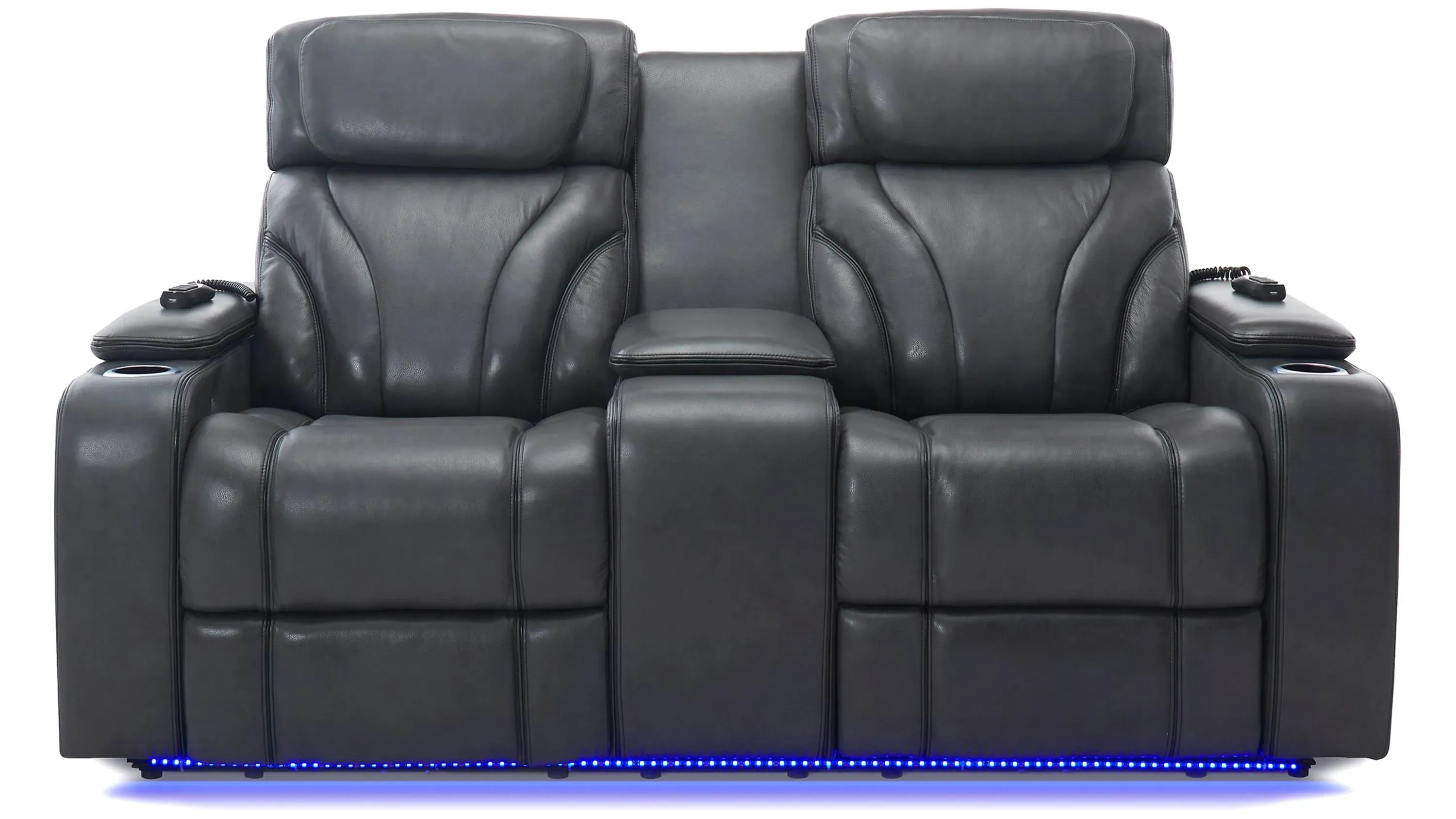 Avis Zero Gravity Power Console Loveseat w/ Power Headrest, Lumbar