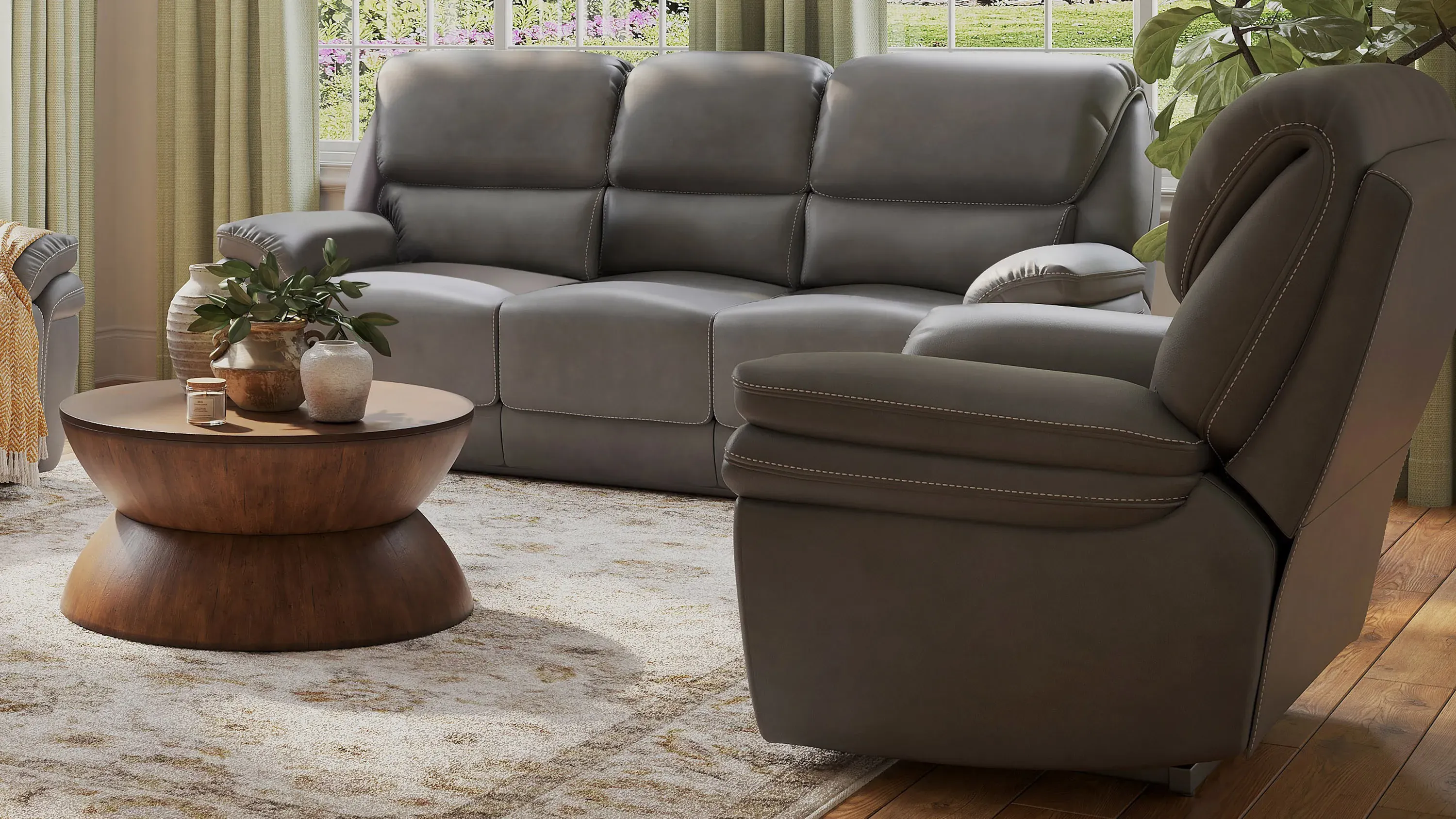 Skye Microfiber Power Recliner | Raymour & Flanigan