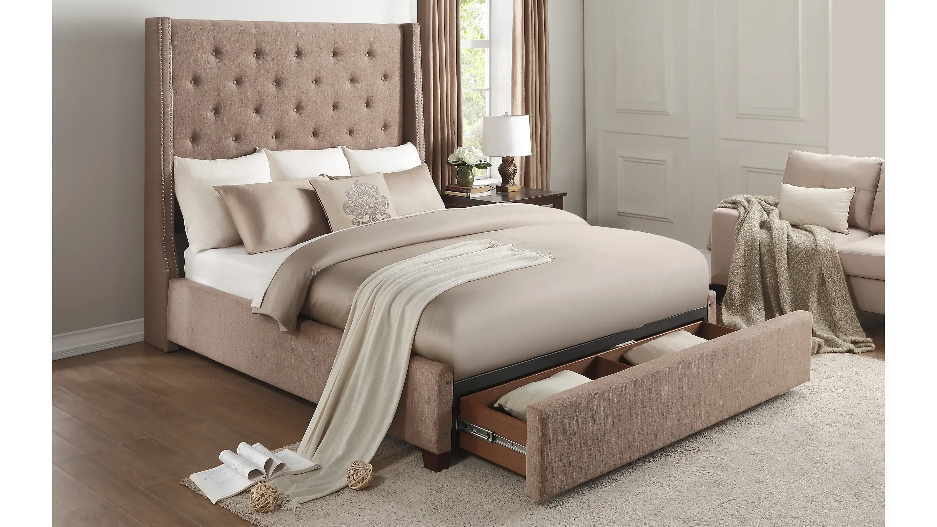 Quinn Platform Storage Bed