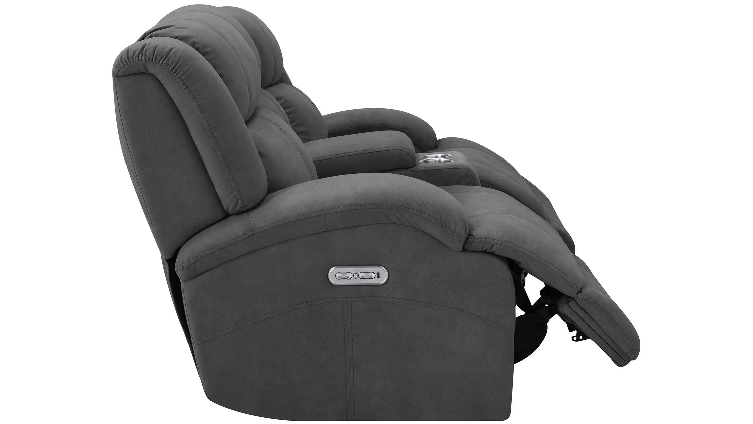 Quincey Power-Reclining Console Loveseat