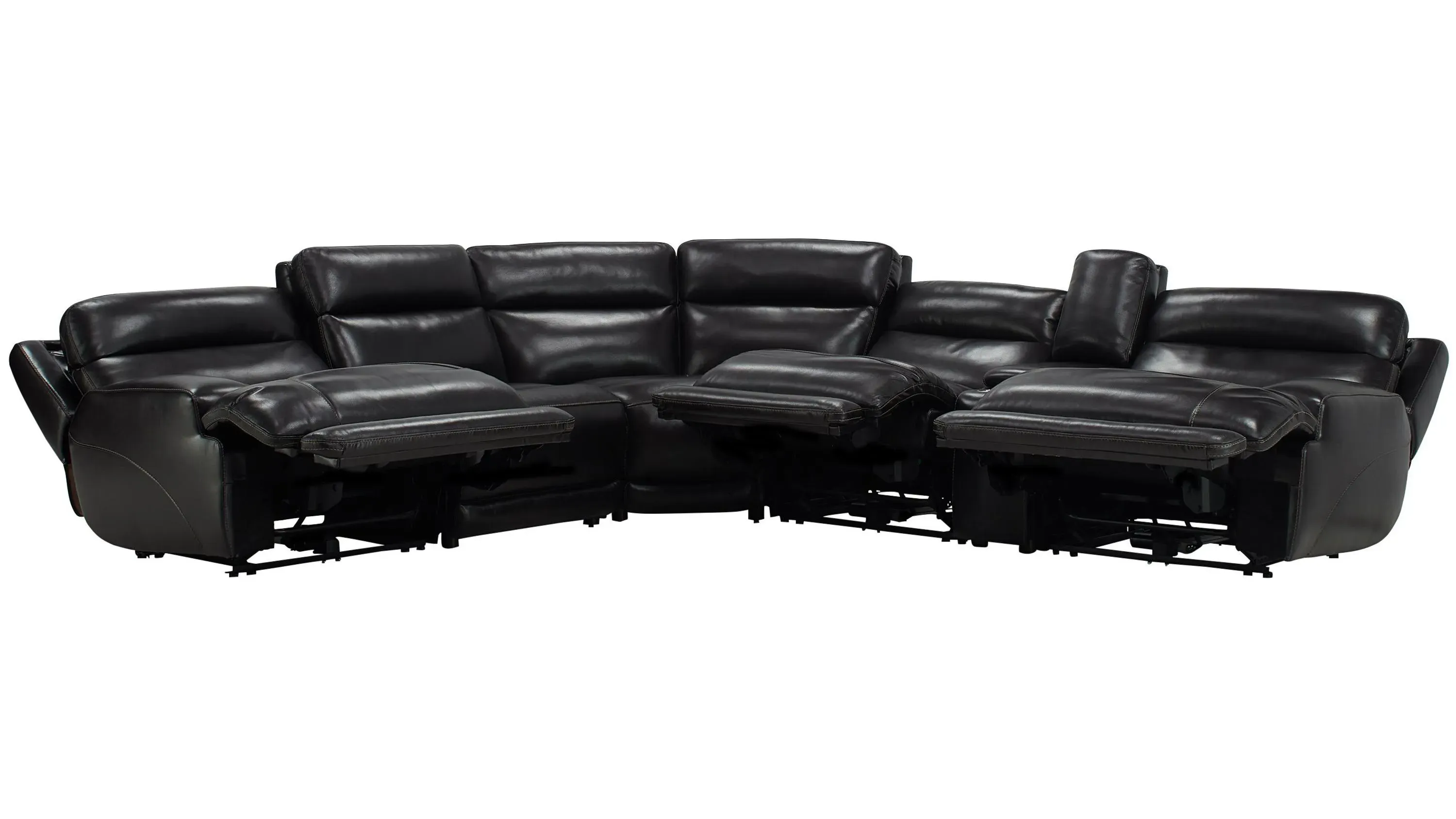 Tompkins Leather 6-pc. Sectional