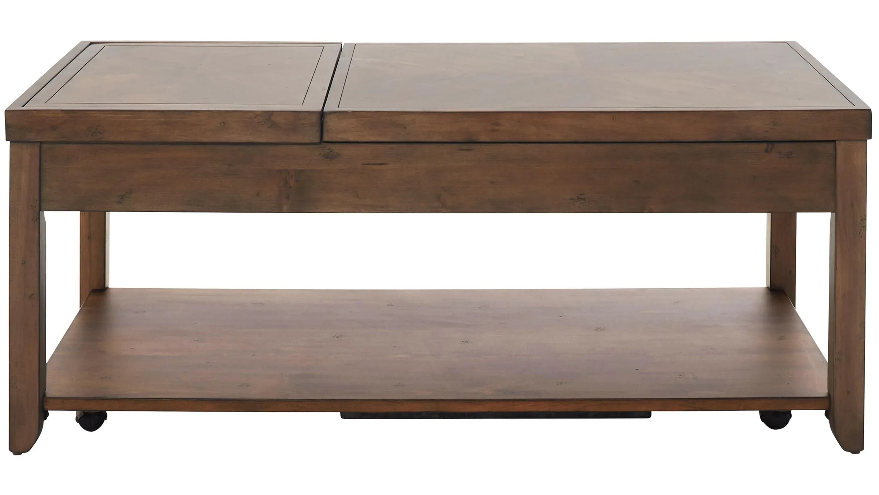 Mitchell Half Lift-Top Cocktail Table w/ Casters