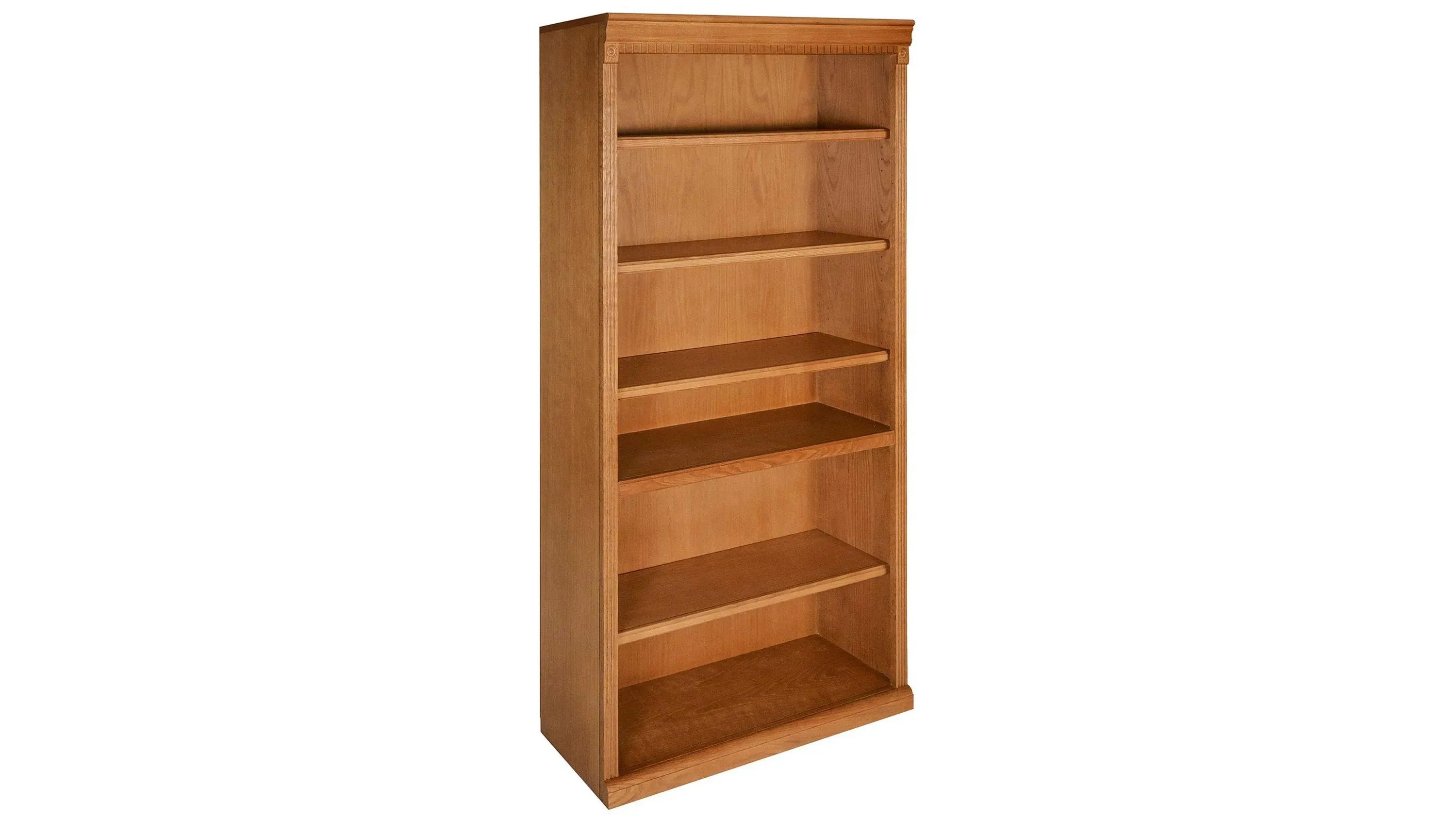 Huntington Oxford 72" Wood Bookcase
