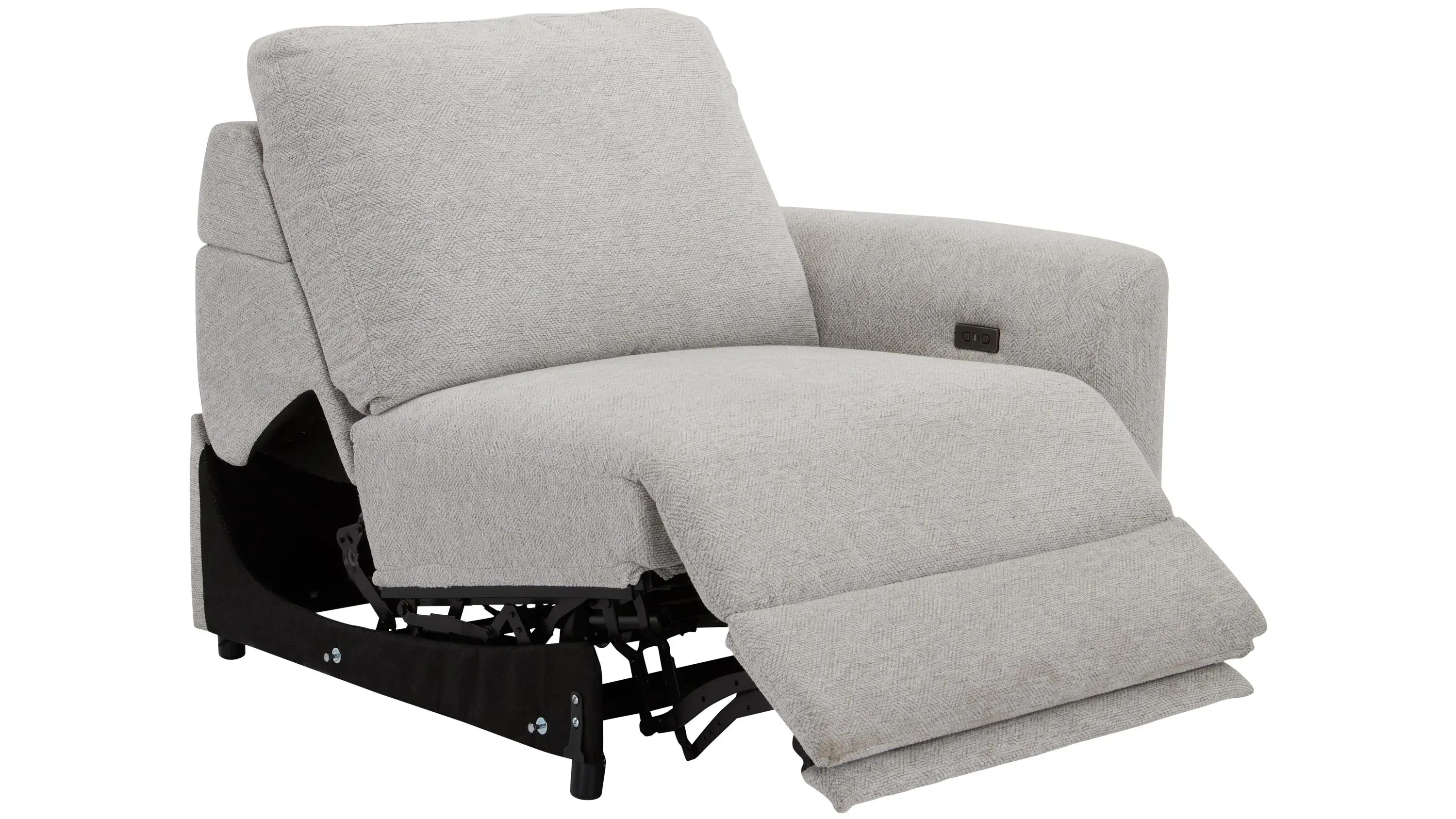 Duncan Right Arm Facing Power Recliner | Raymour & Flanigan