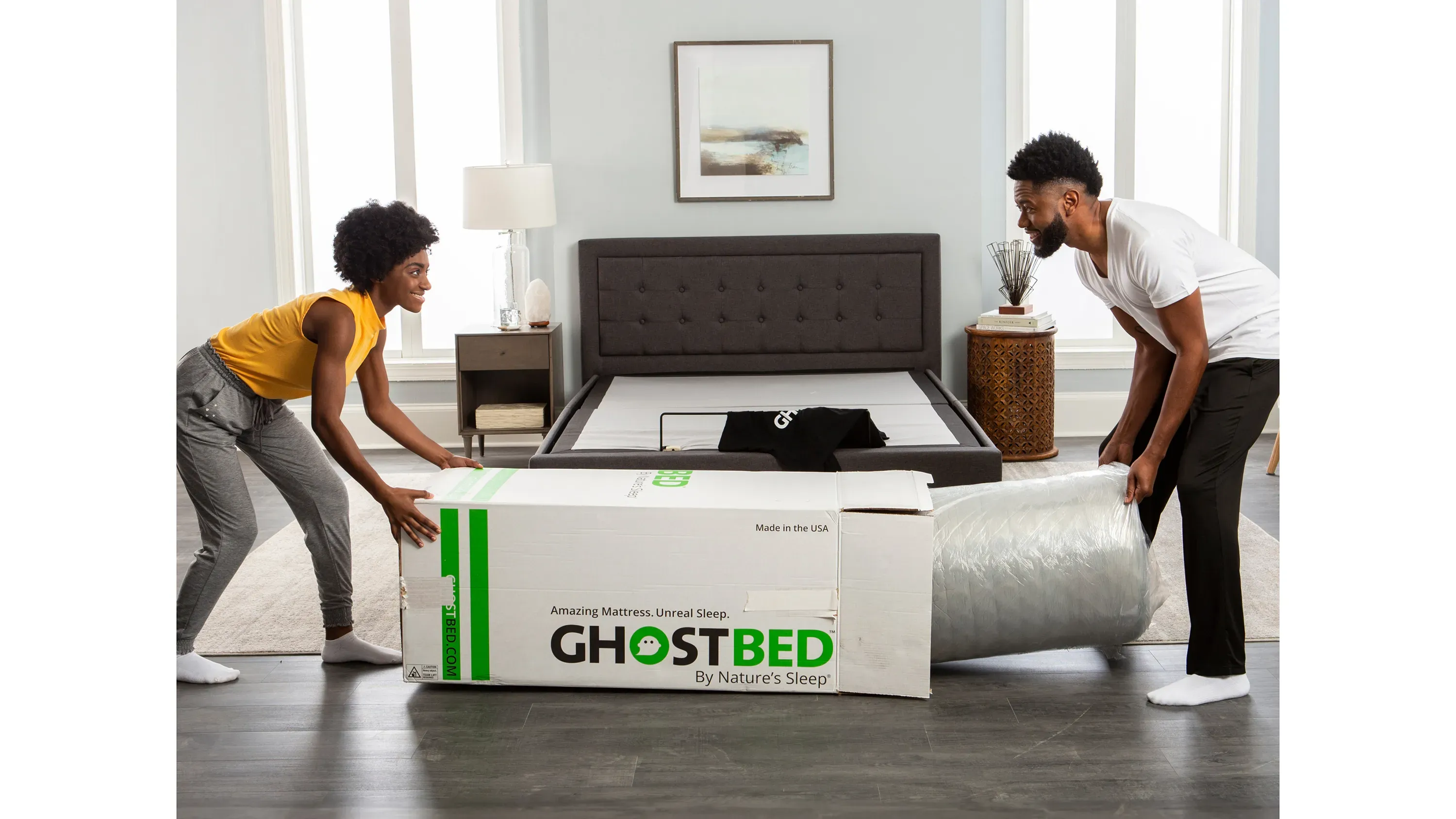GhostBed 12" Hybrid Mattress Twin XL Product_Image_Carousel