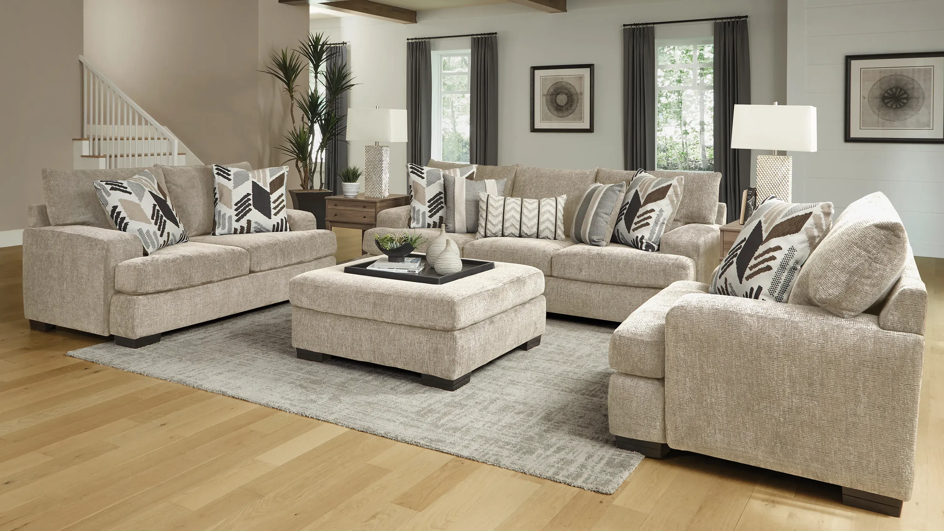 COOPER | STARDUST TO BUFF Cooper 5-pc. Sectional | Raymour & Flanigan main image 3