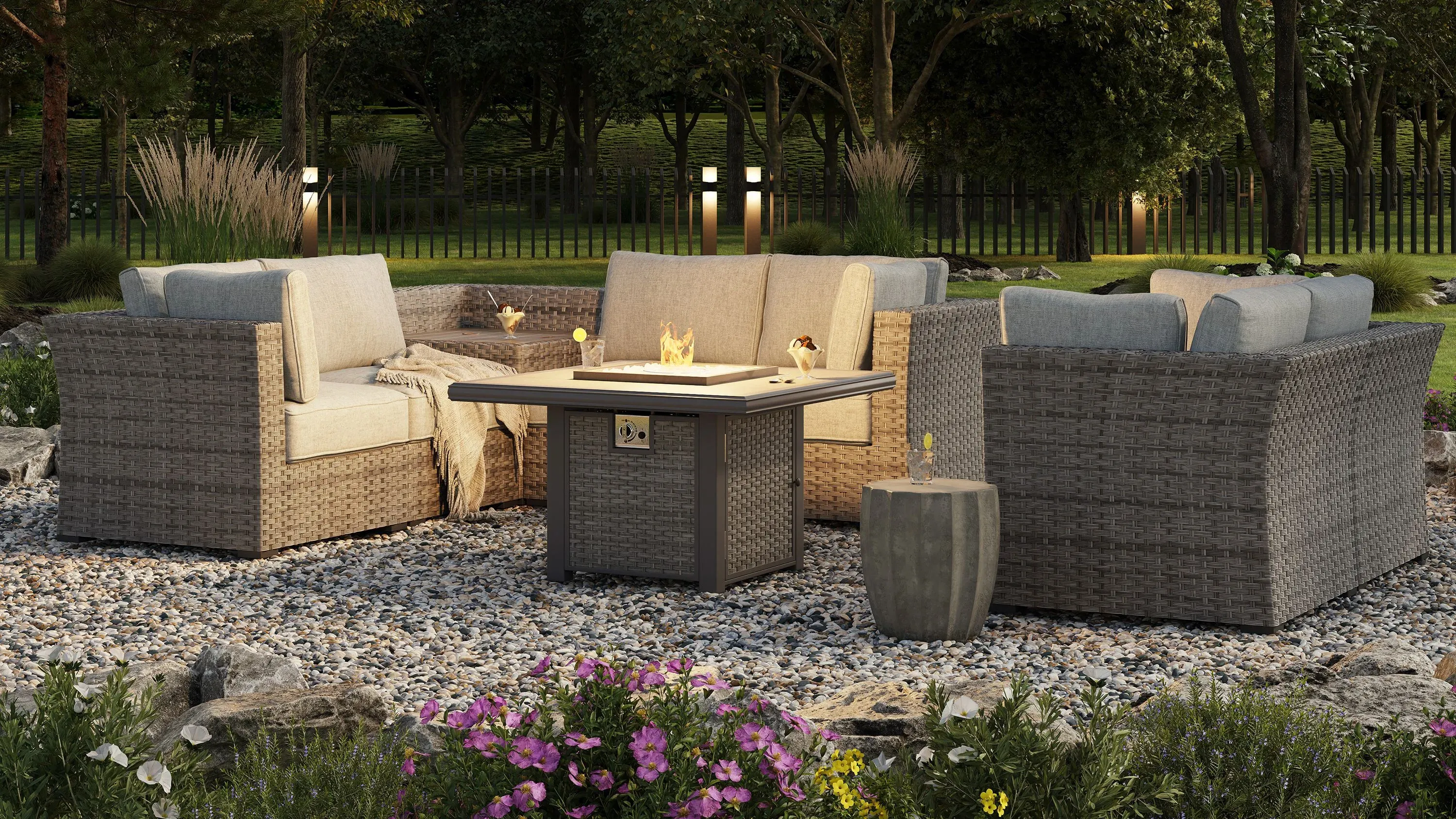 Palm Isle Firepit
