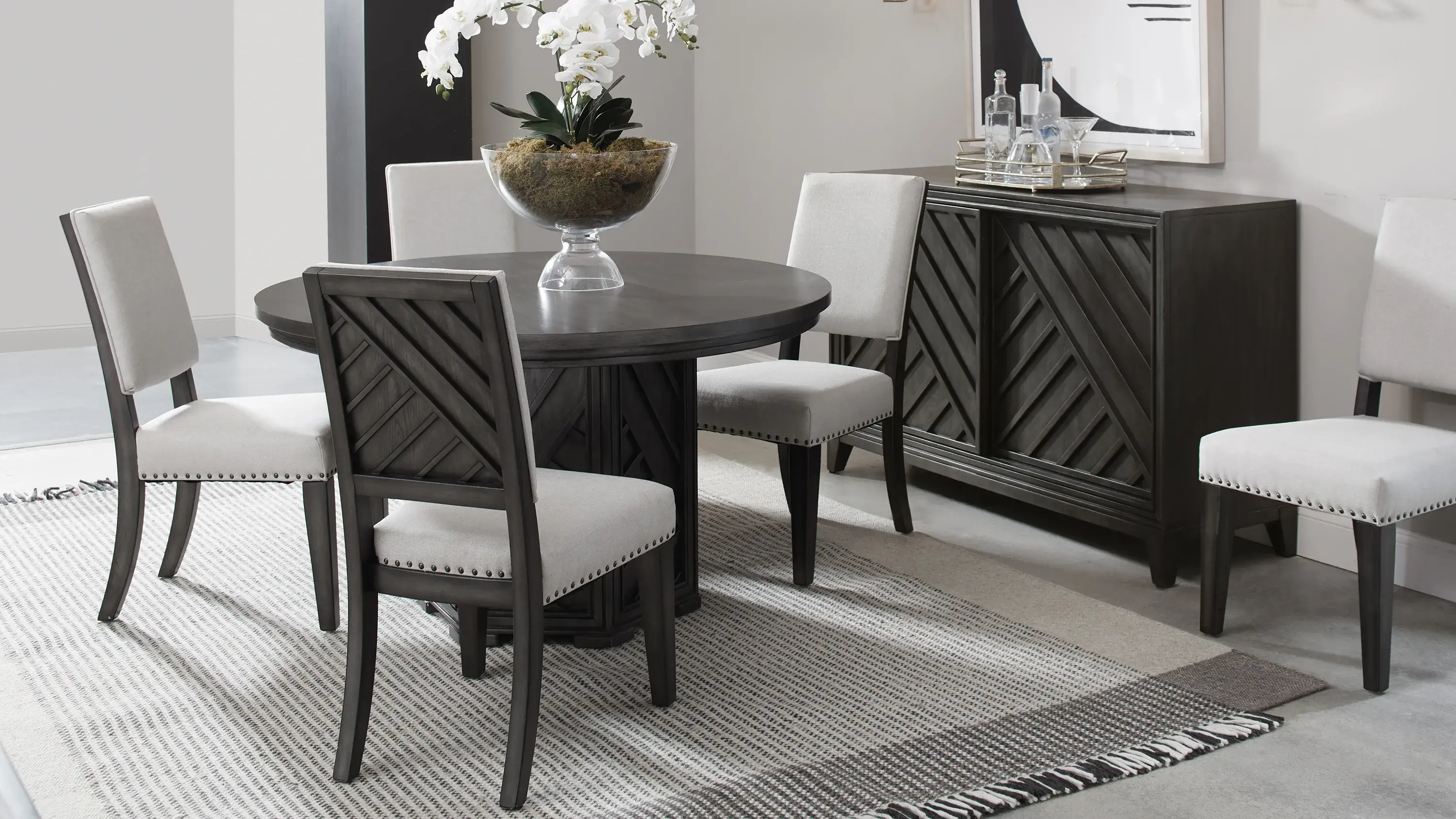 Lenox Round Dining Table - Thumbnail 2