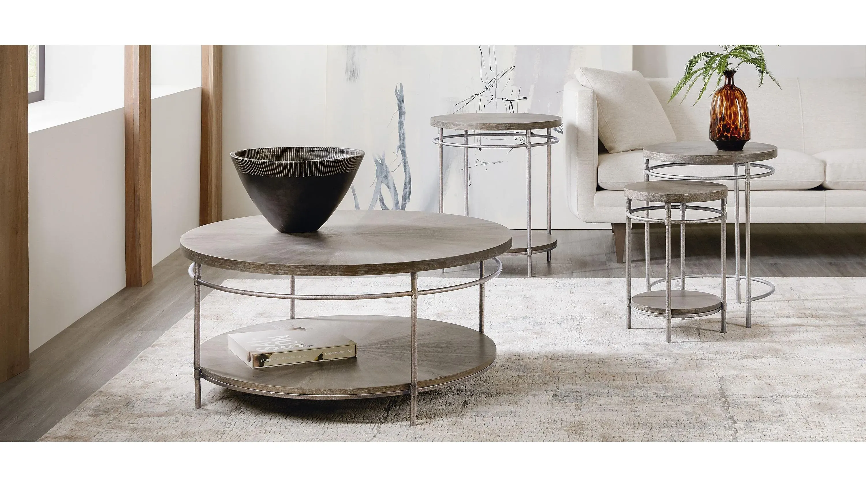 Lena Round Cocktail Table | Raymour & Flanigan