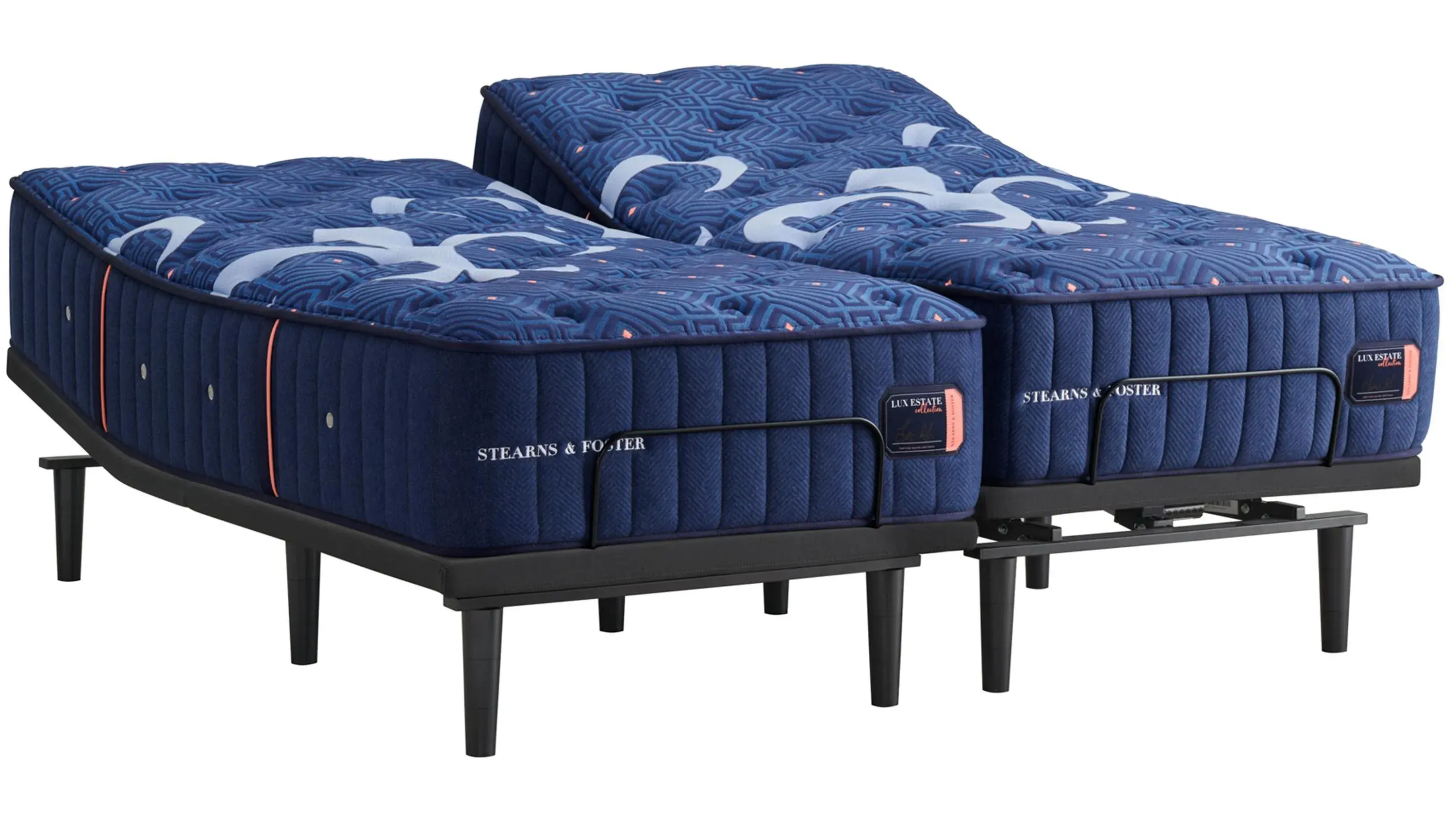 Stearns & Foster Lux Estate Split California King Extra Firm Mattress - Thumbnail 2