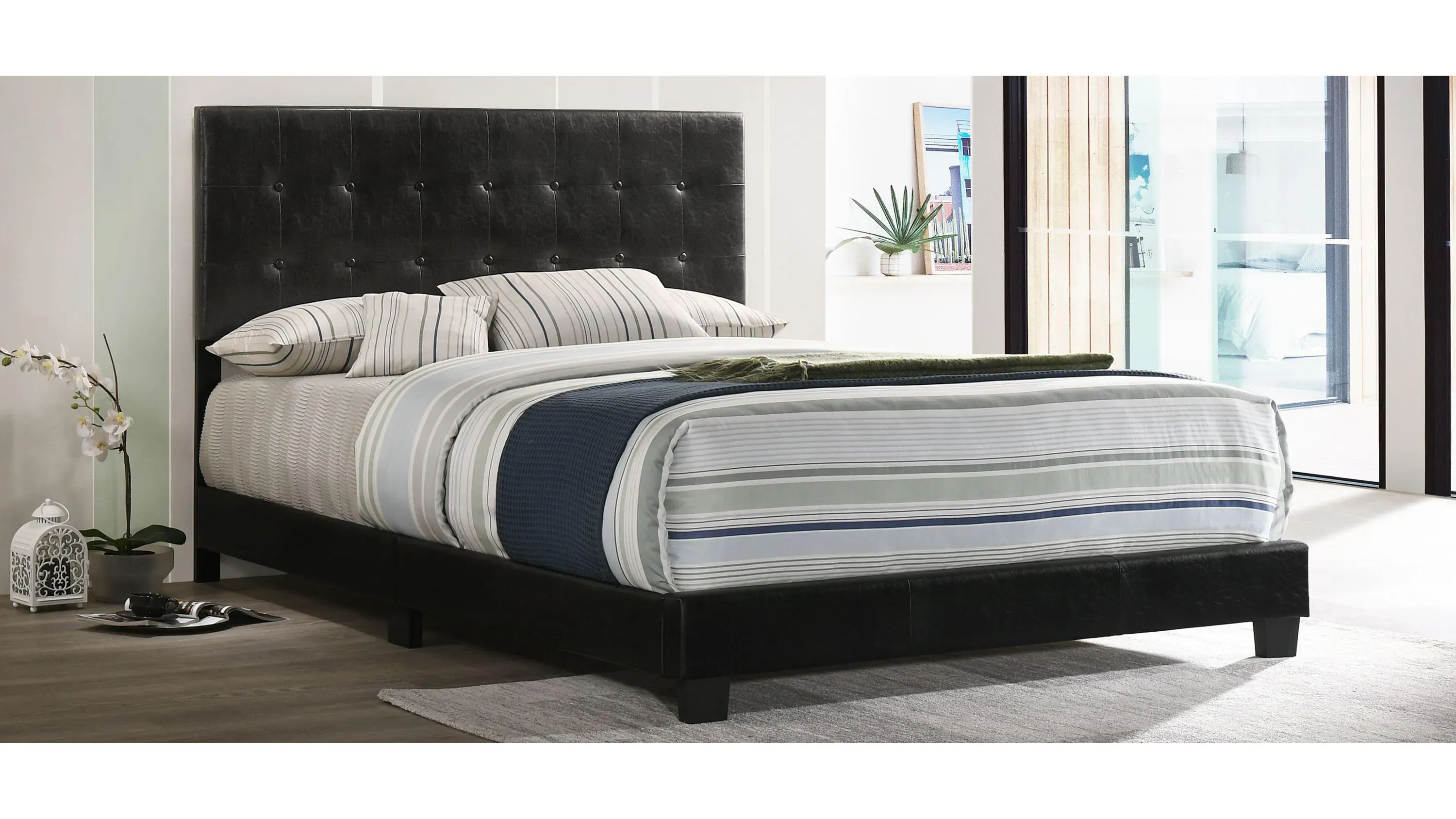 Caldwell Upholstered Panel Bed