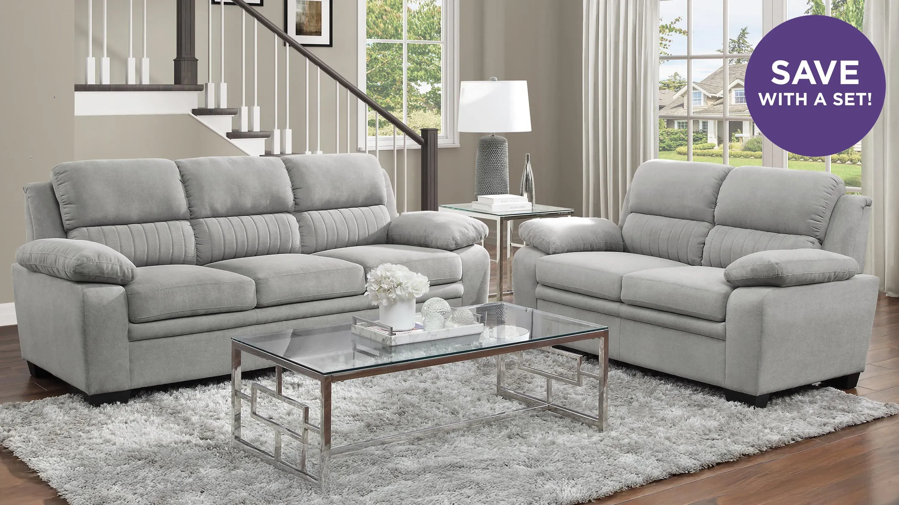 Felicia 2-pc. Sofa & Loveseat