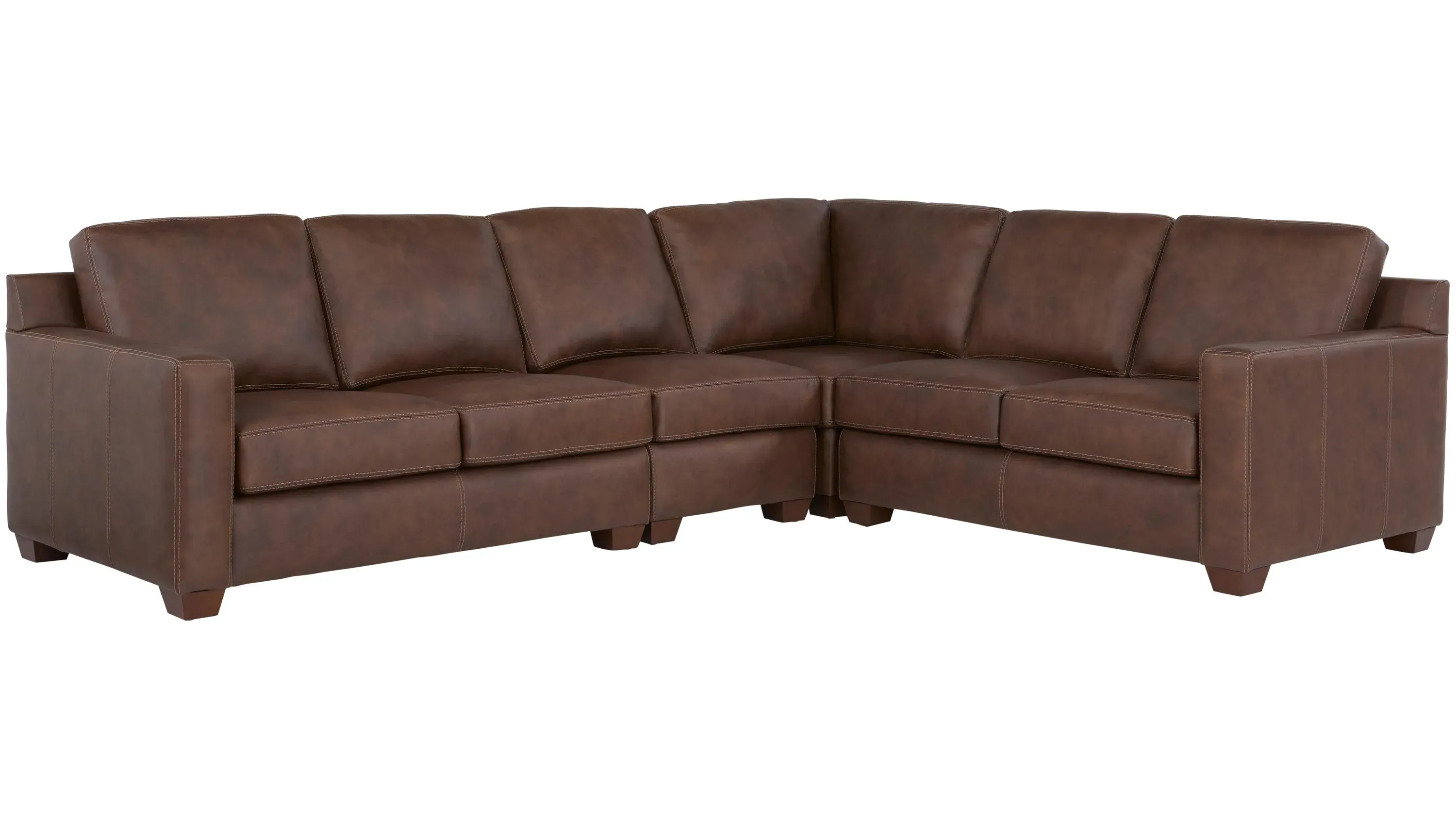 パンデイロ コンテンポラネア CONTEMPORÁNEA PDMM095LCT Quinton 4-pc. Leather Sectional | Raymour & Flanigan