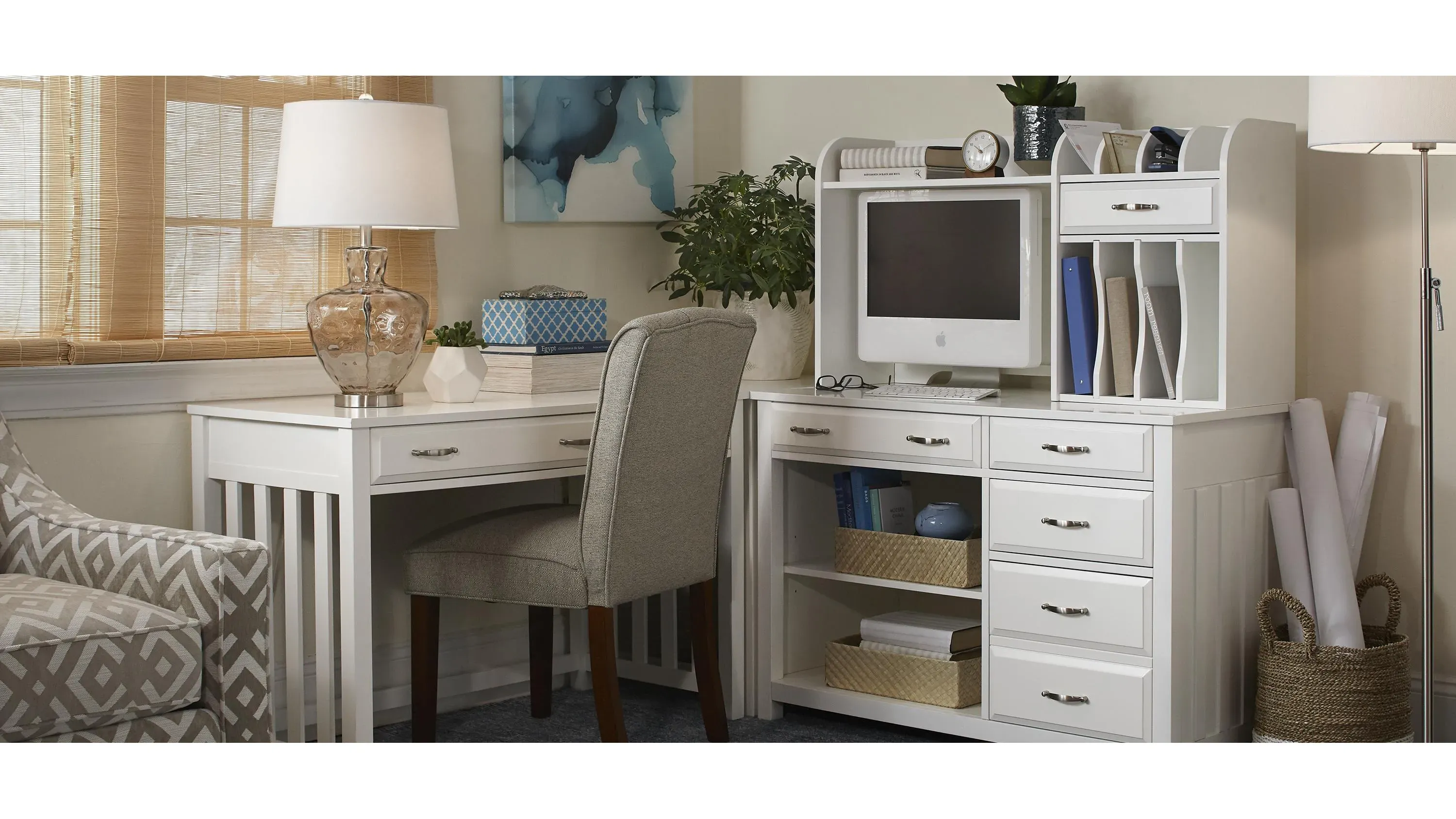 Linbrooke 4-pc. Desk | Raymour & Flanigan