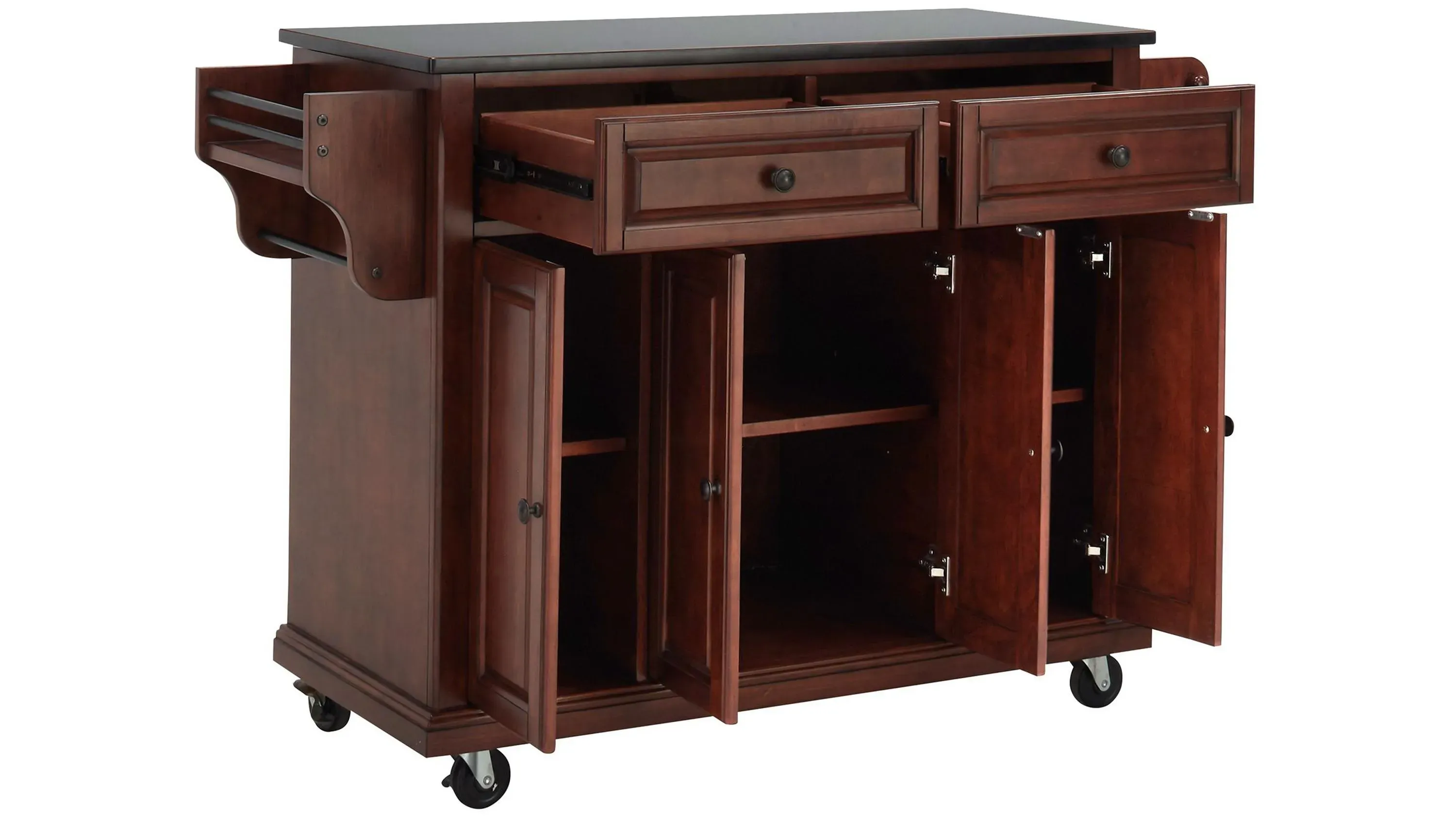 Devon Kitchen Cart W/Castors | Raymour & Flanigan