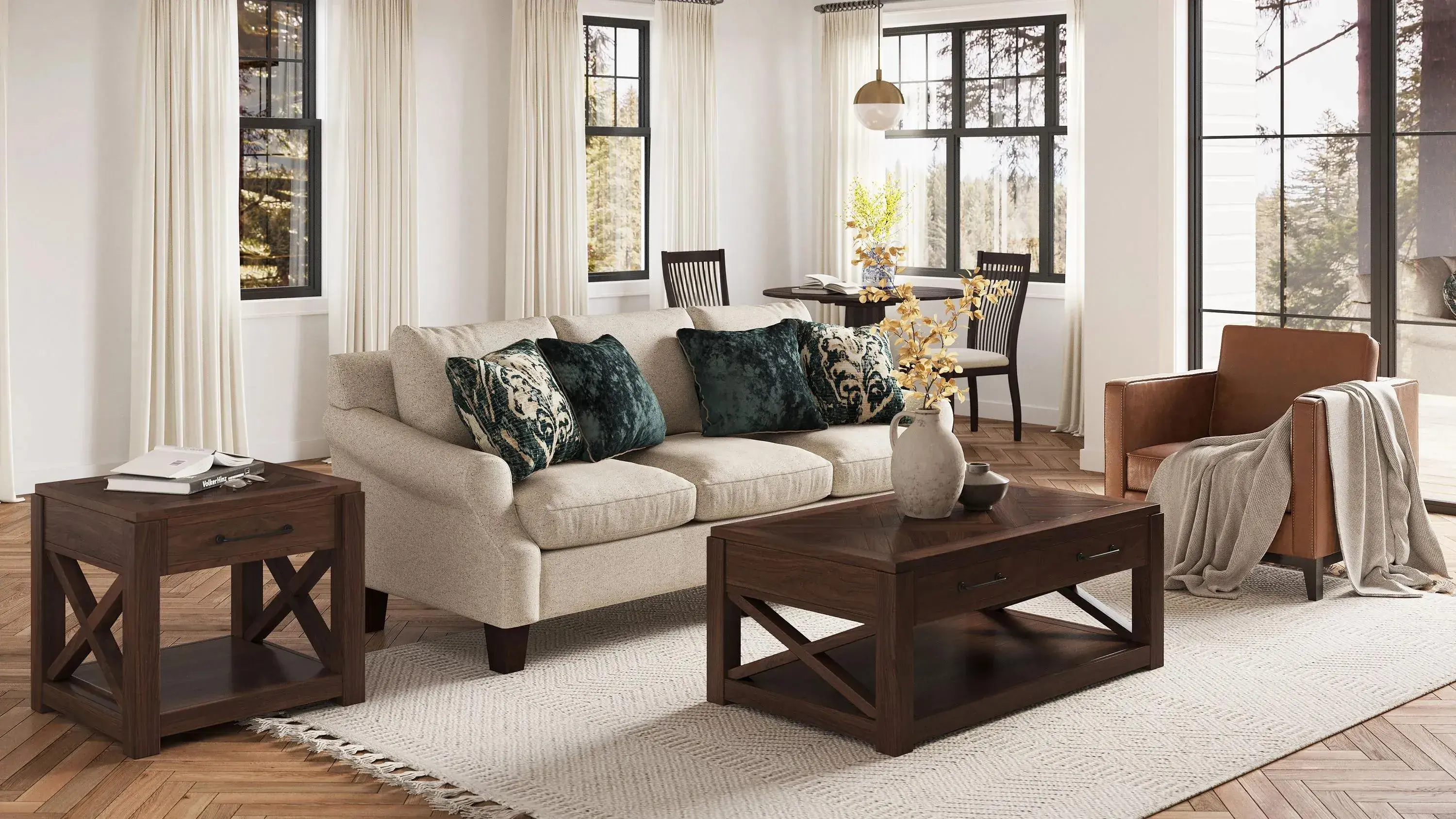 Davis Intl. Lambert Cocktail Table - Thumbnail 3