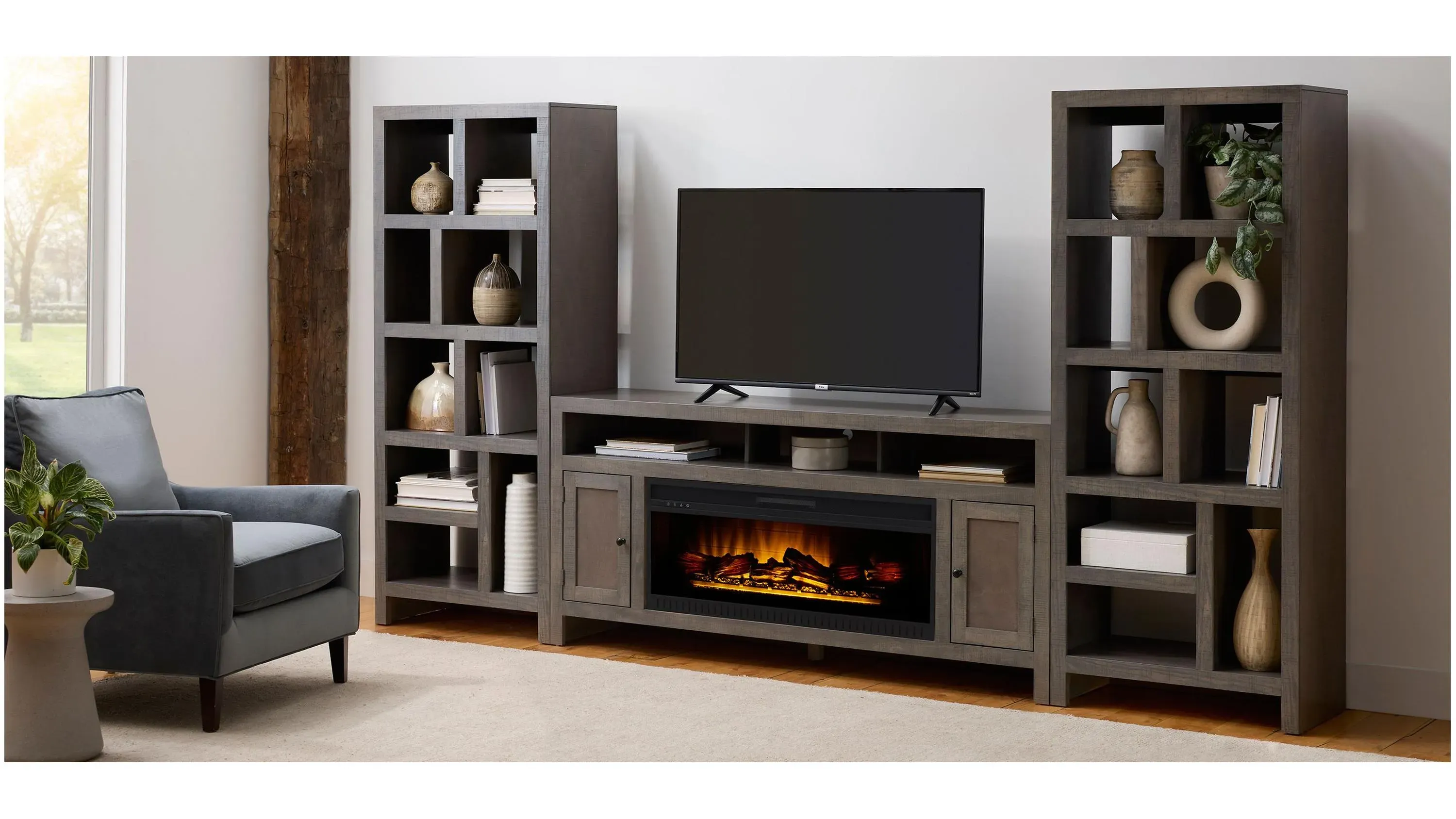 Warren 72 Fireplace Console Raymour Flanigan