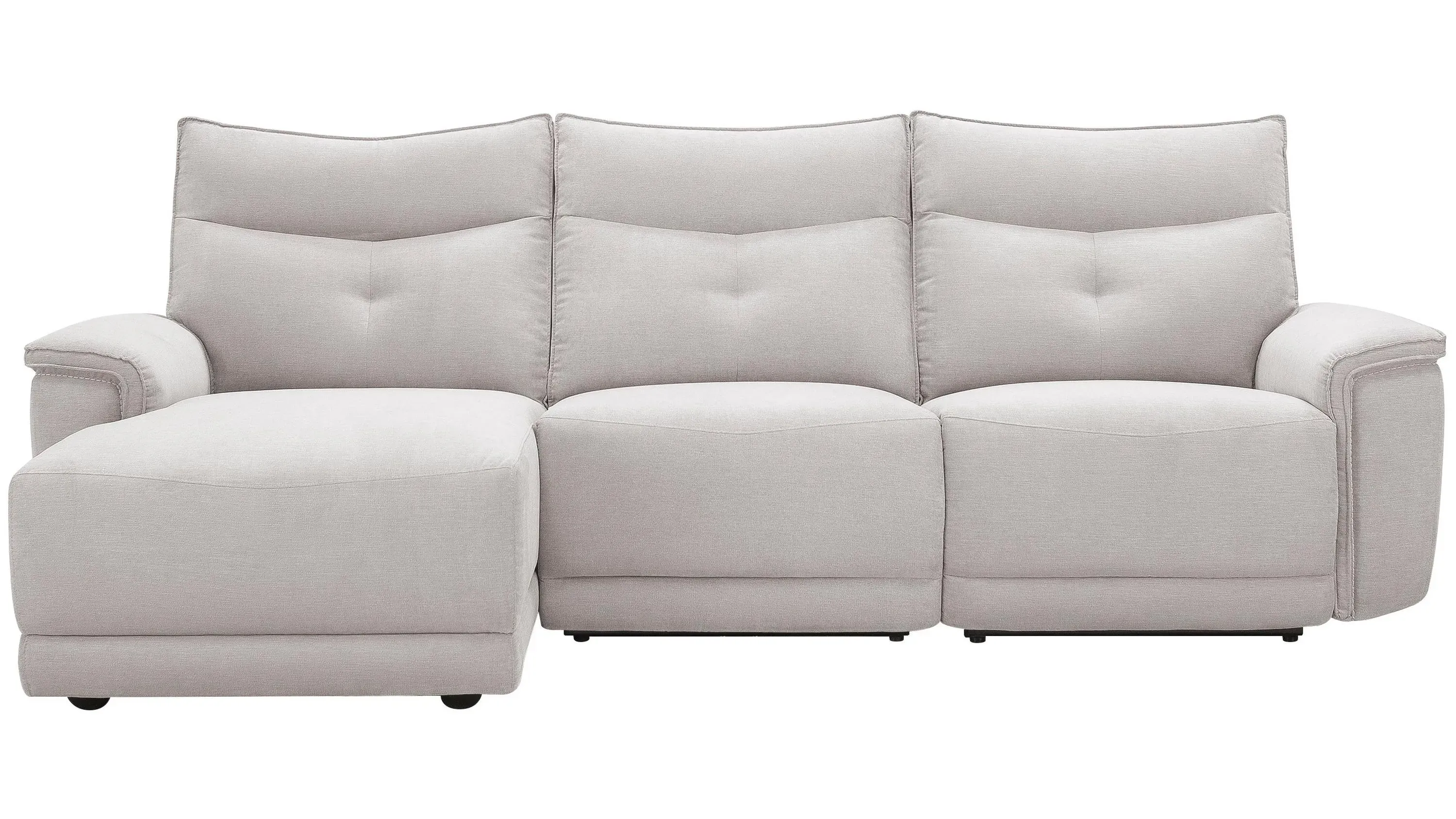 Graceland 3-pc. Sectional Sofa w/ Power Headrests | Raymour & Flanigan