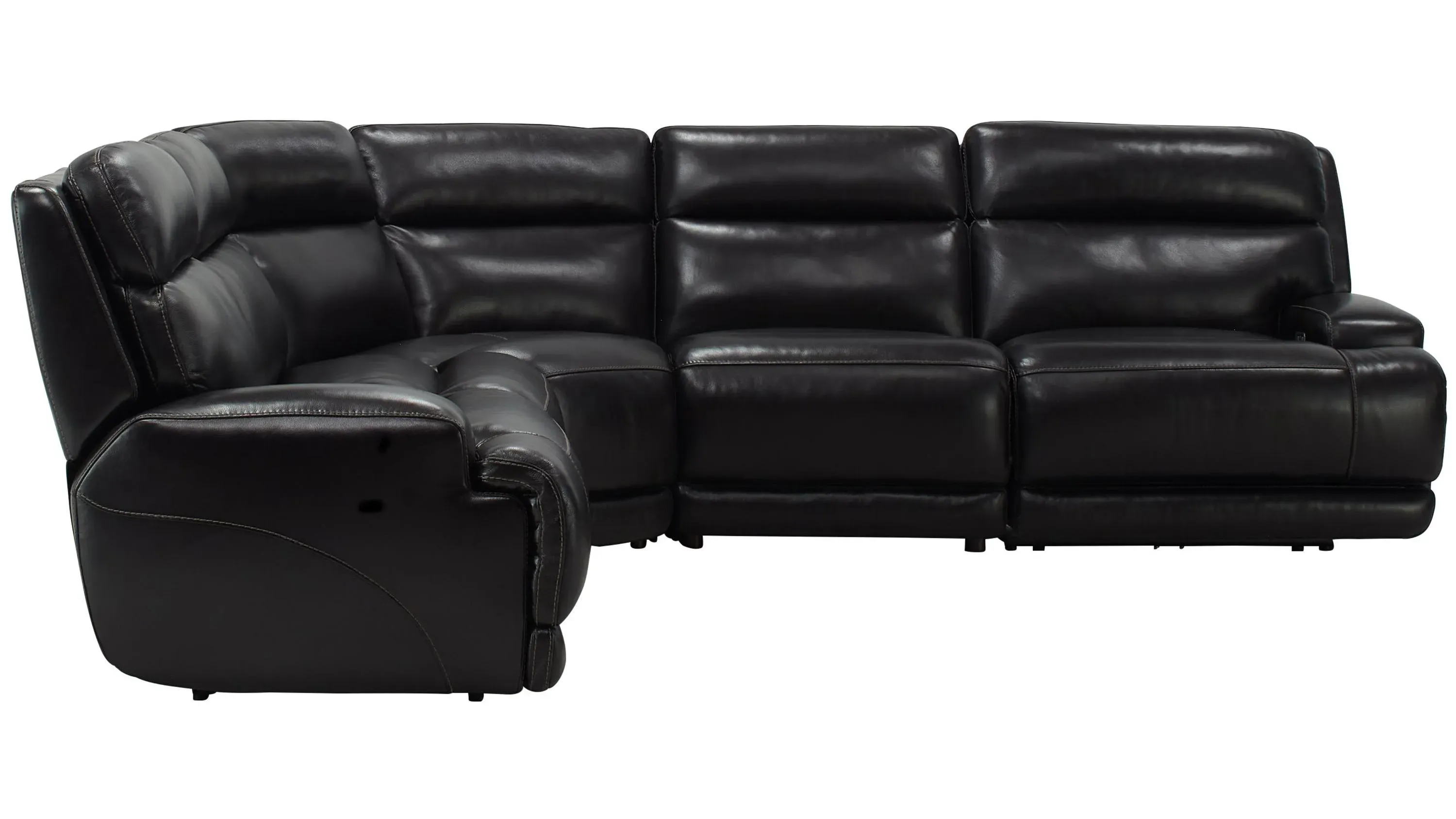 Tompkins Leather 5-pc. Sectional