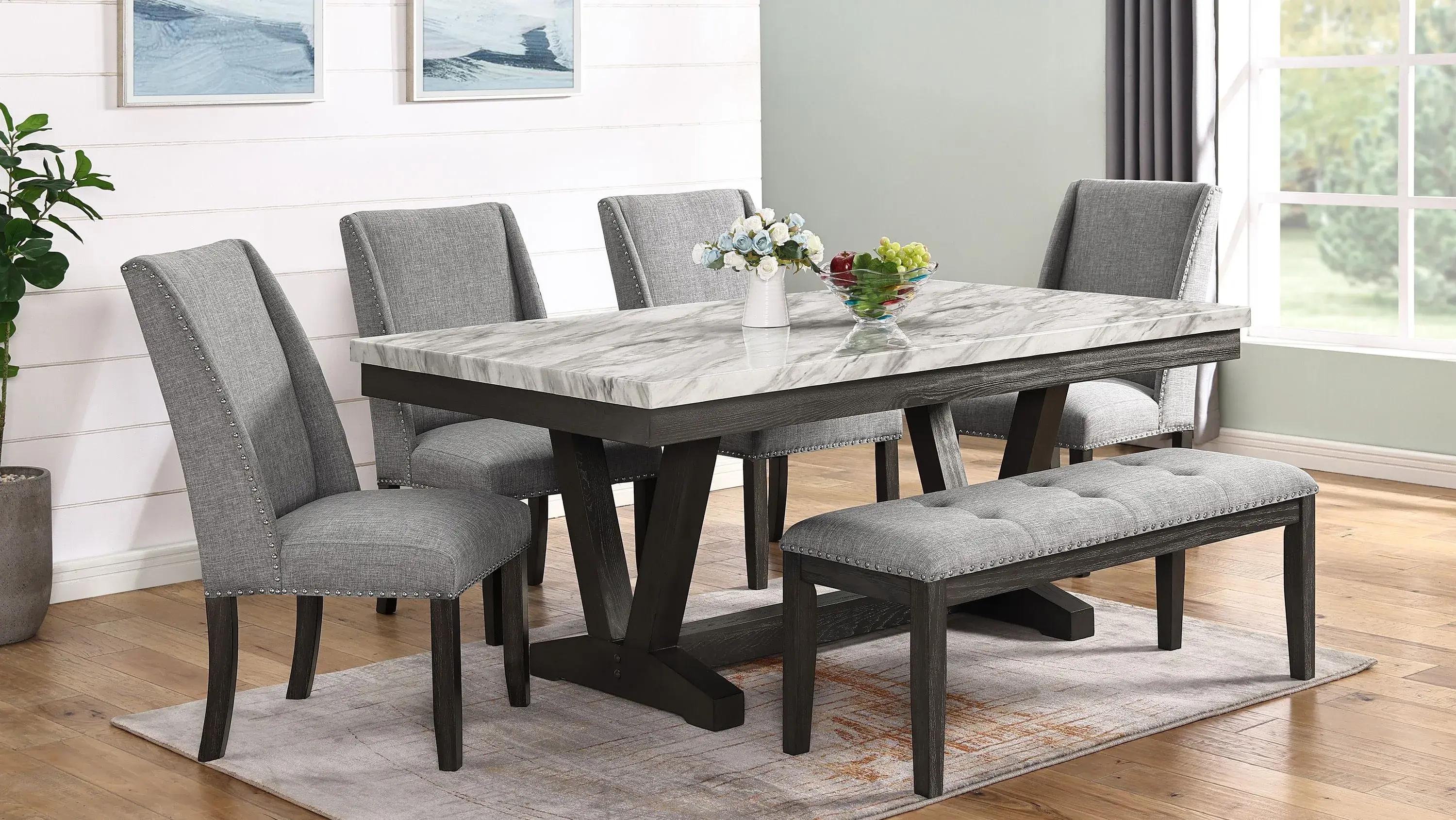 Vance Rectangular Dining Table - Thumbnail 2