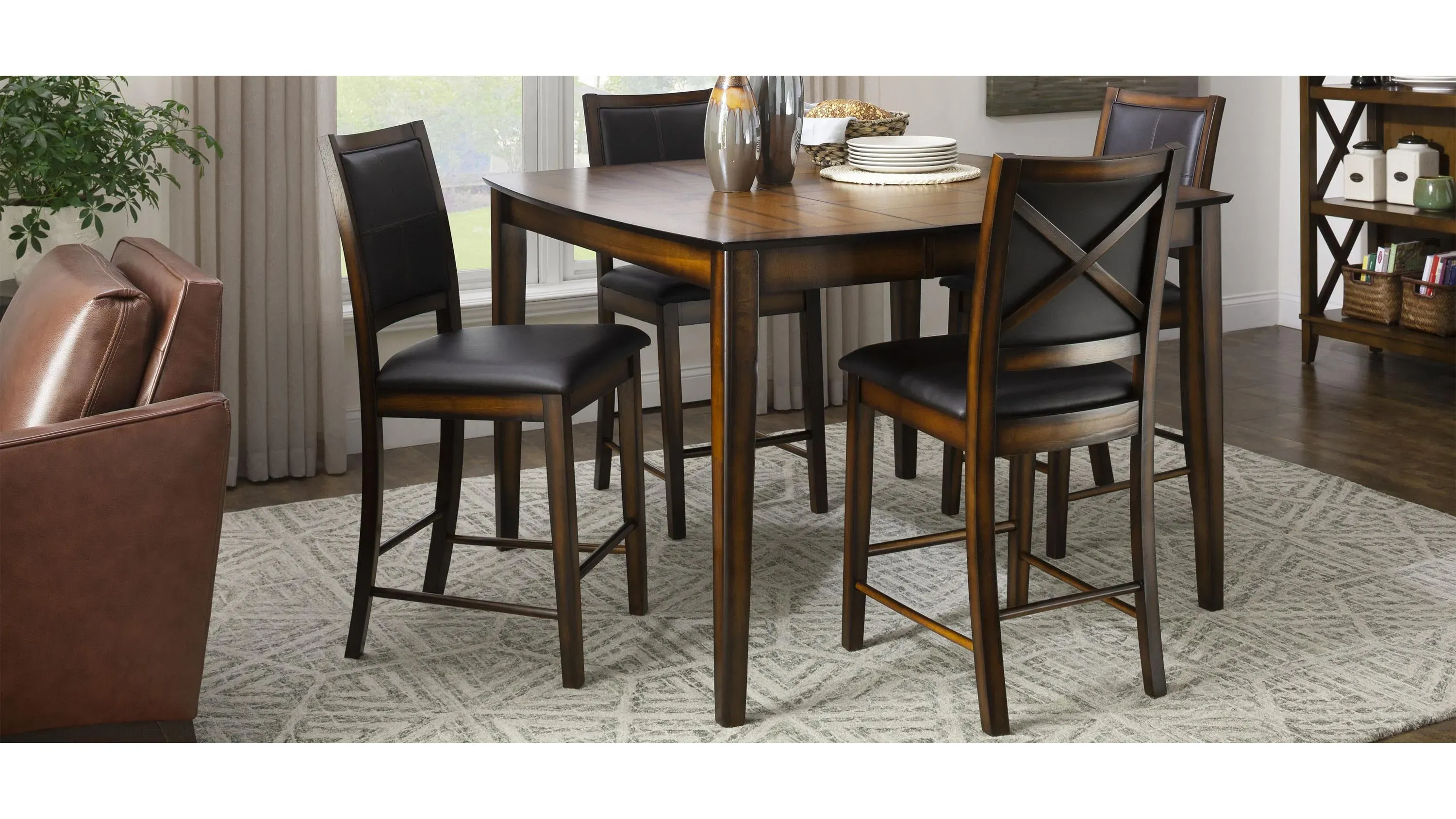 Denver 5-pc. Counter-Height Dining Set | Raymour & Flanigan