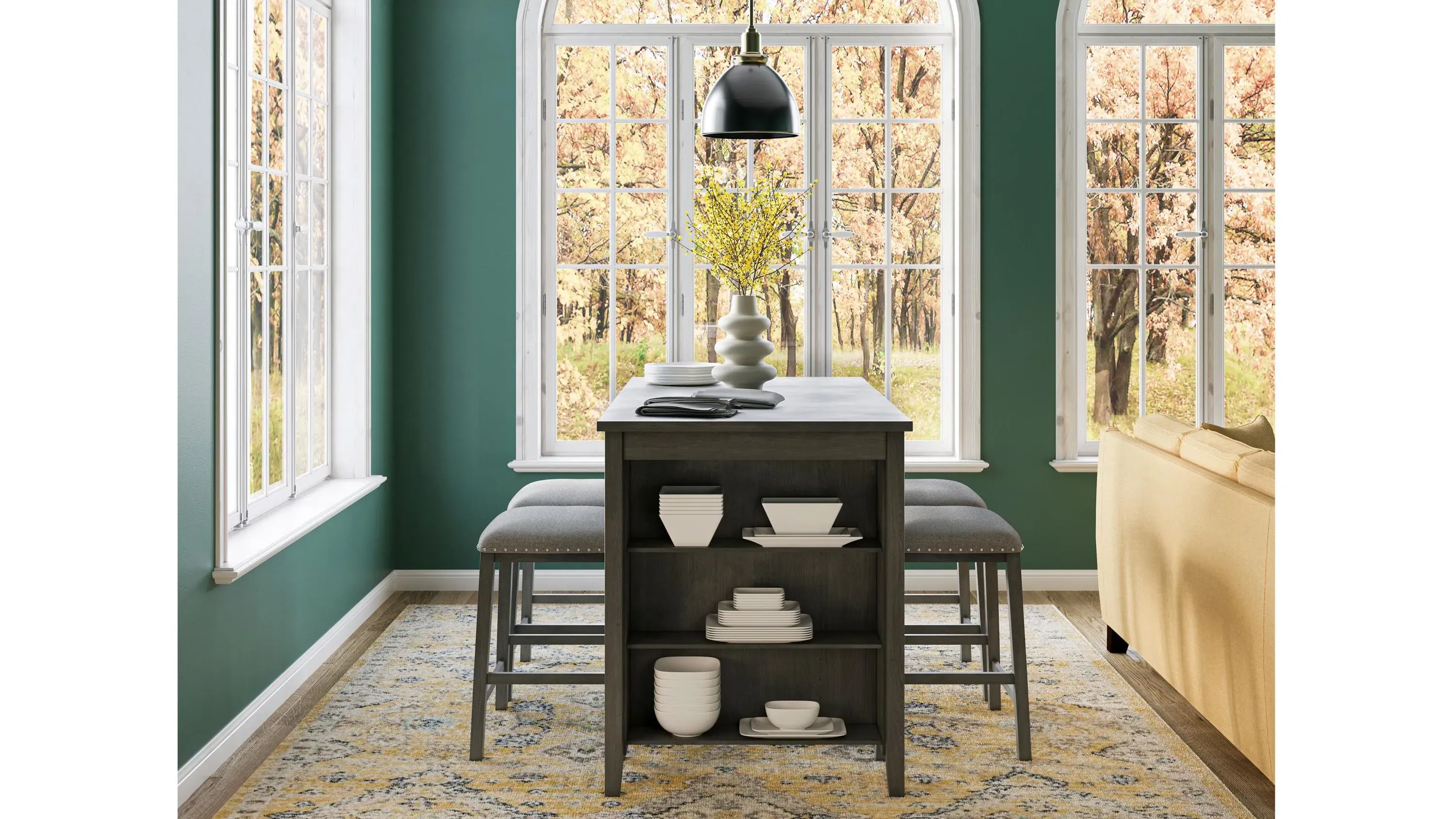 Napa Counter Height 5 pc. Dining Set Raymour Flanigan