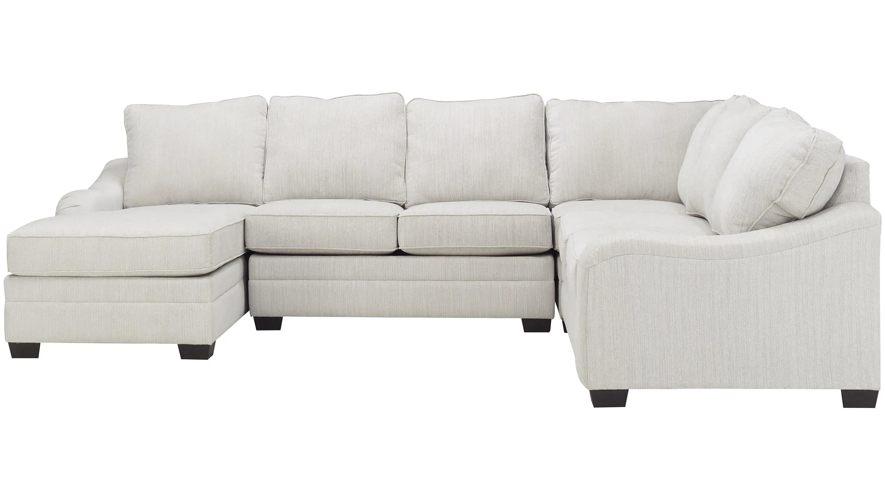 Caid 4-pc. Chenille Sectional Sofa