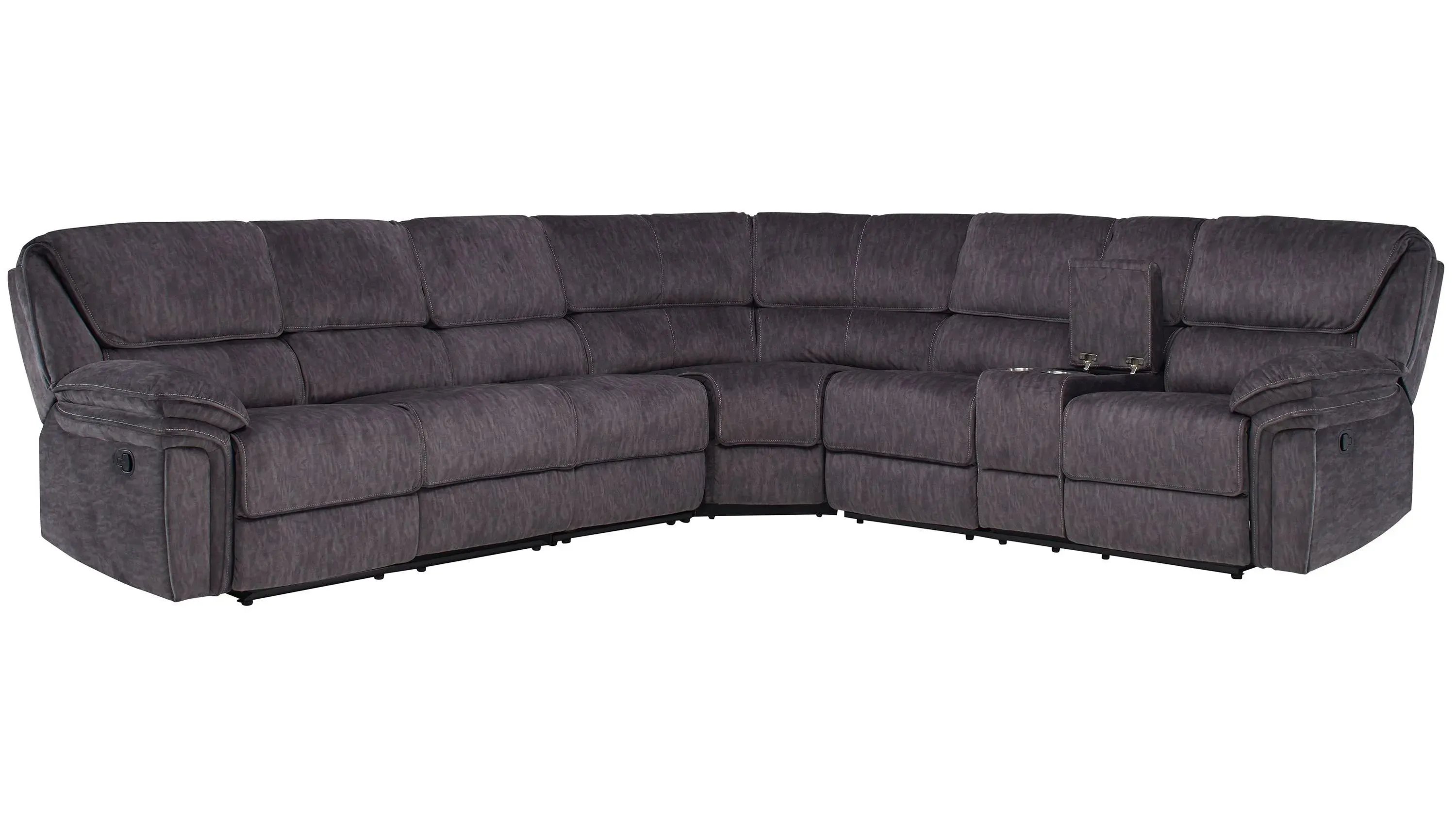 Portman Reclining Sectional Raymour Flanigan