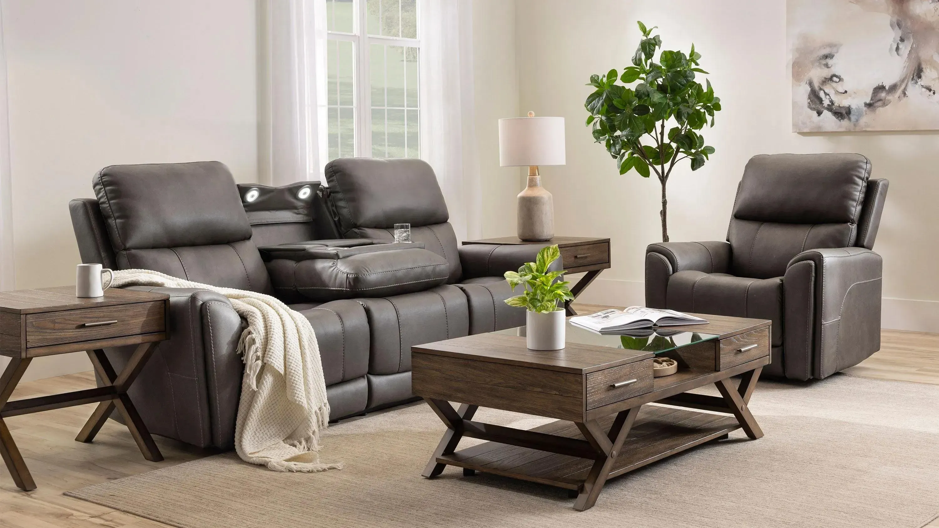 Calvin Living Room Set | Raymour & Flanigan