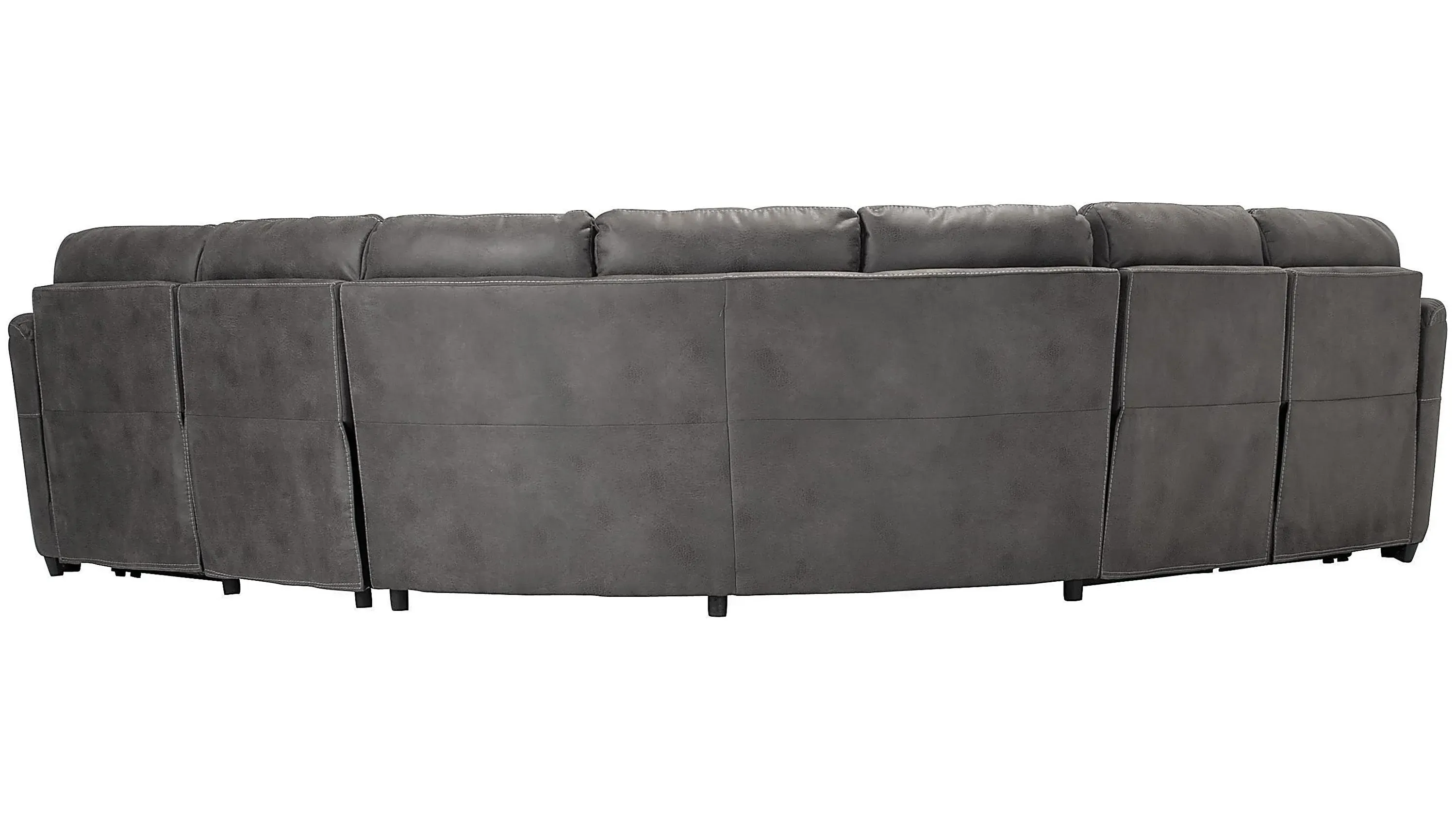 Rockland Microfiber 5-pc. Power Sectional | Raymour & Flanigan