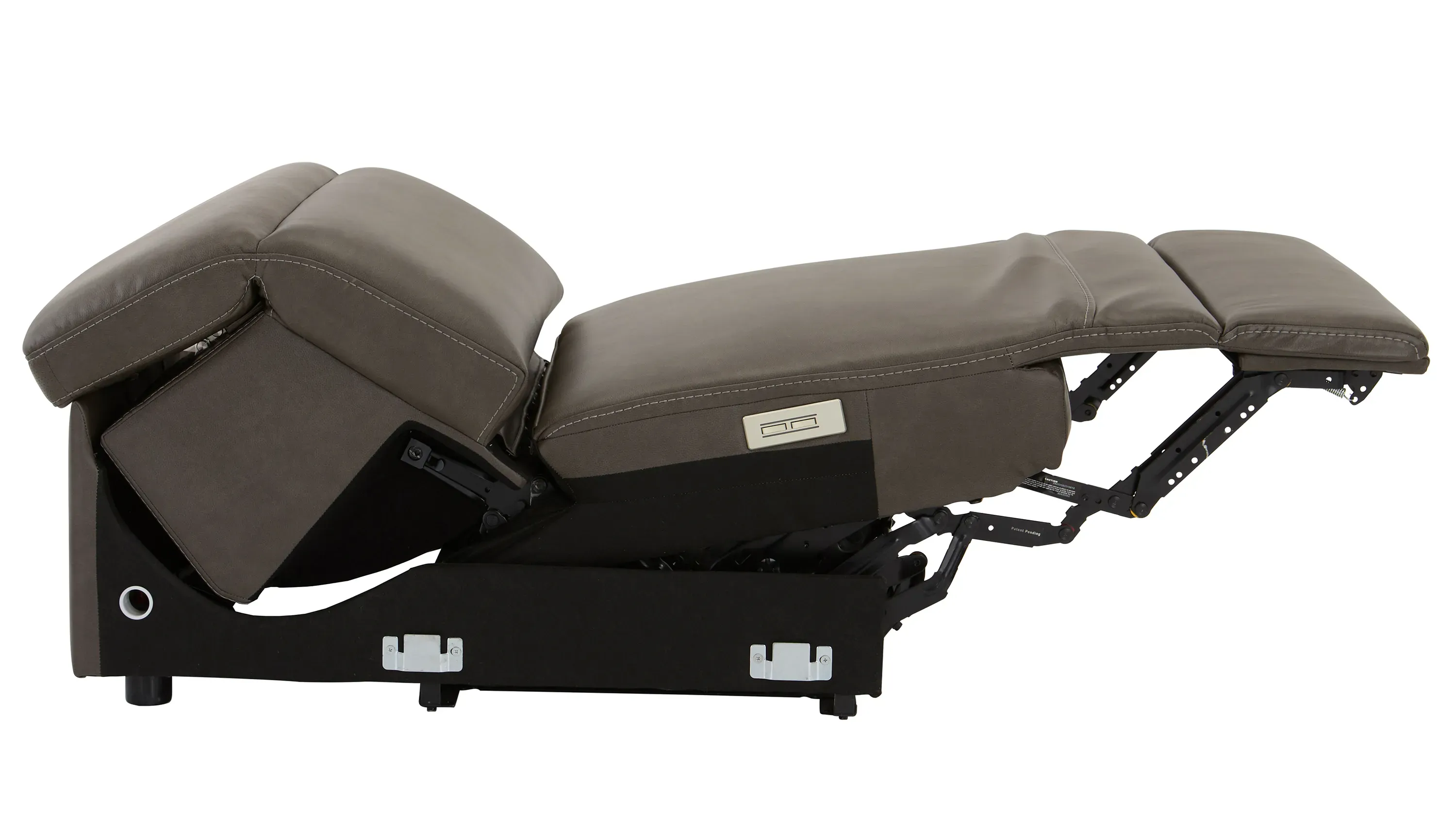 Orion Armless Dual Power Recliner w/ Speaker Headrest | Raymour