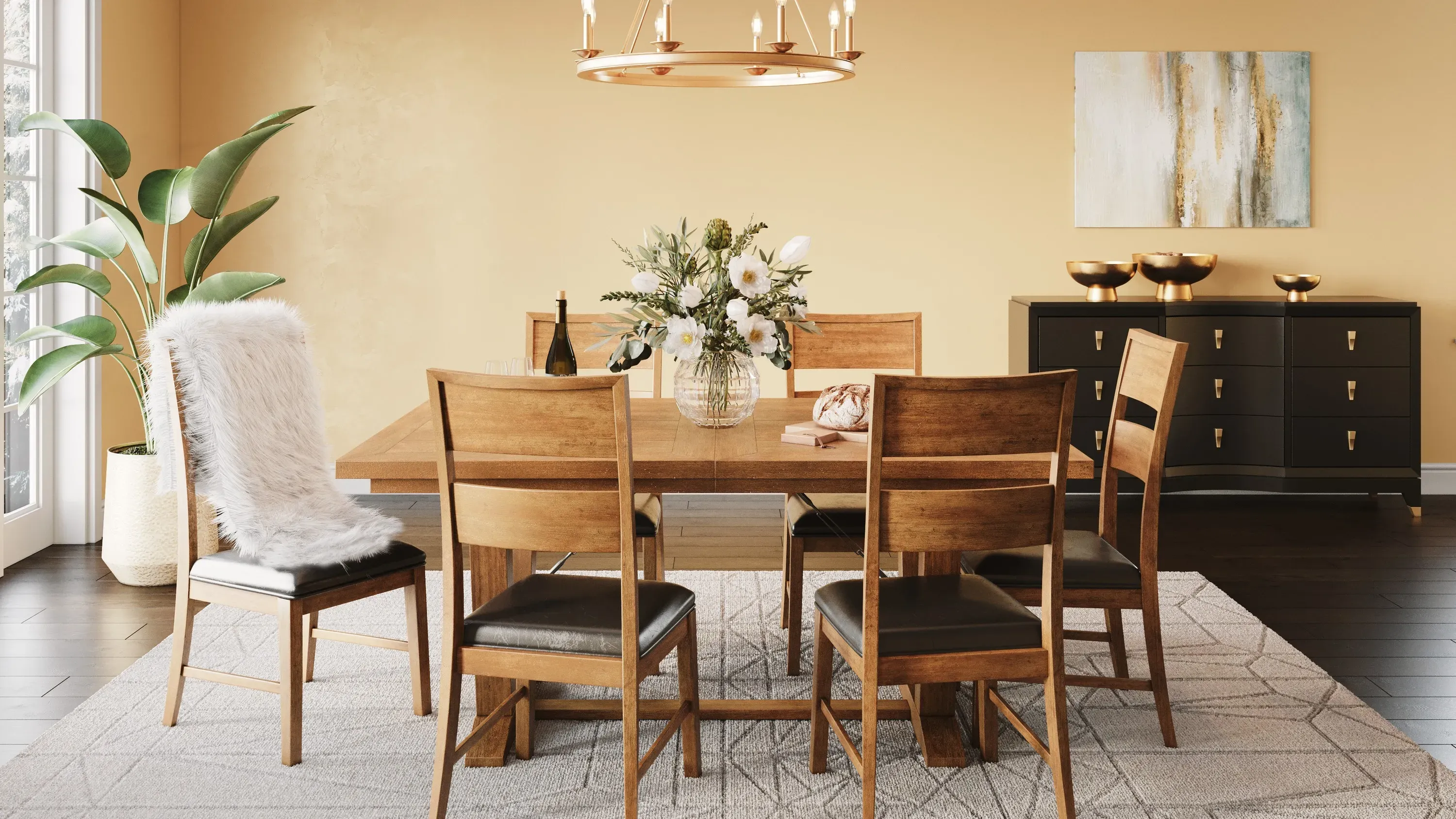 Fenwick 7-pc. Dining Set | Raymour & Flanigan
