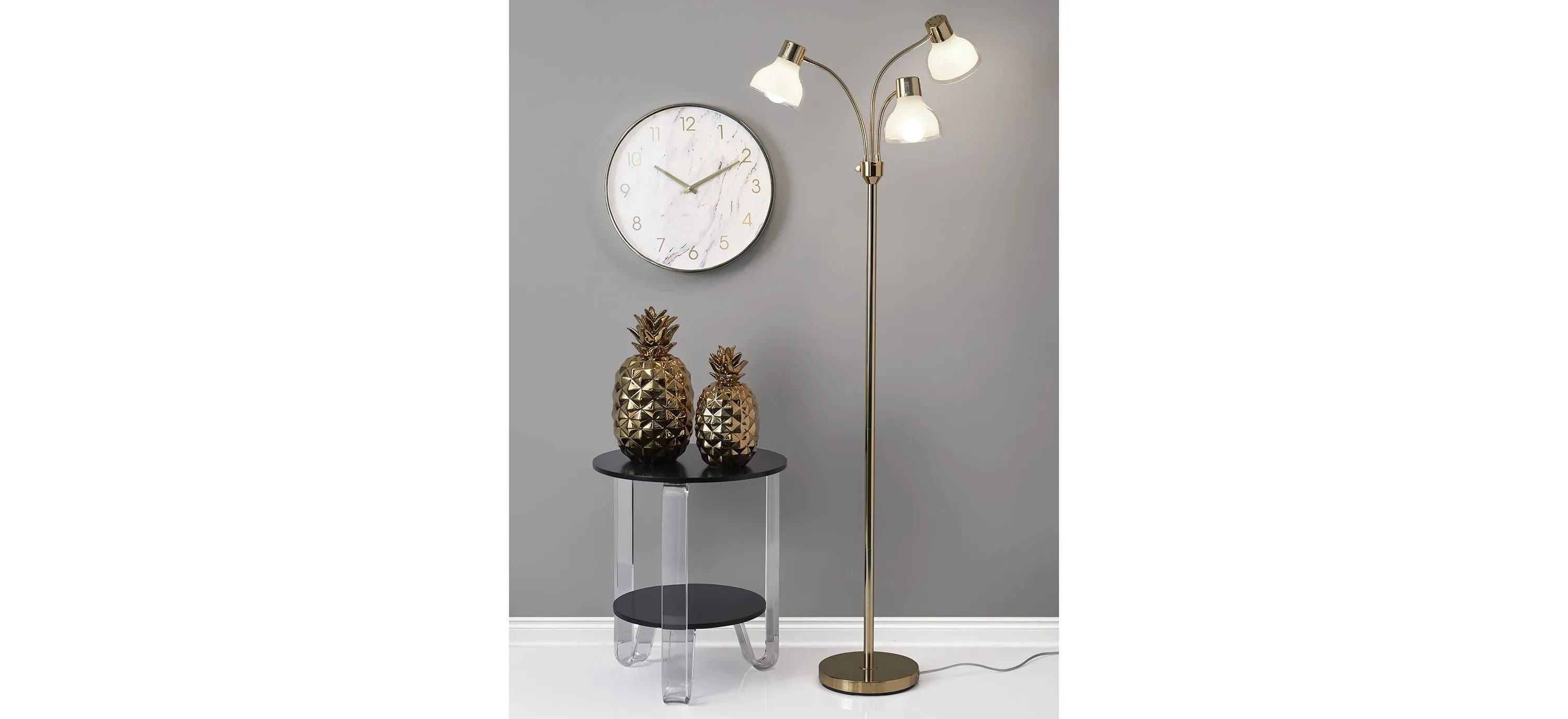 Adesso presley 3 arm floor lamp hot sale