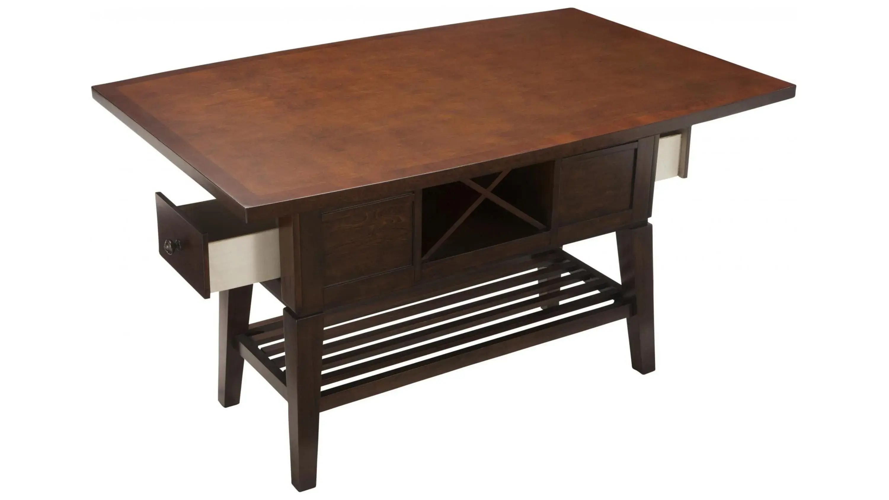 Danfield Counter-Height Dining Table w/ Wine Storage - Thumbnail 3